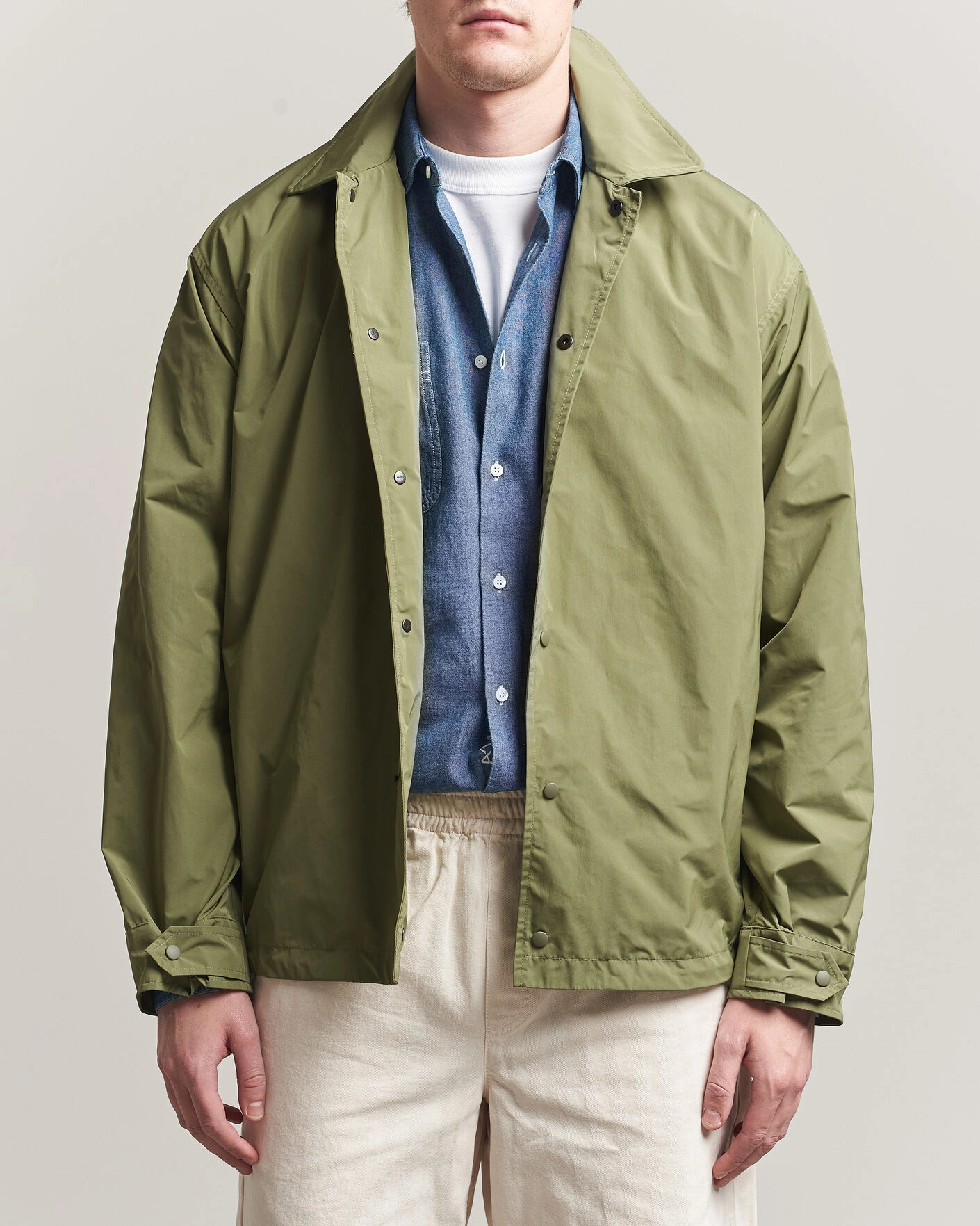 Homme | Manteaux Et Vestes | Aspesi | Pollard Varsity Jacket Olive