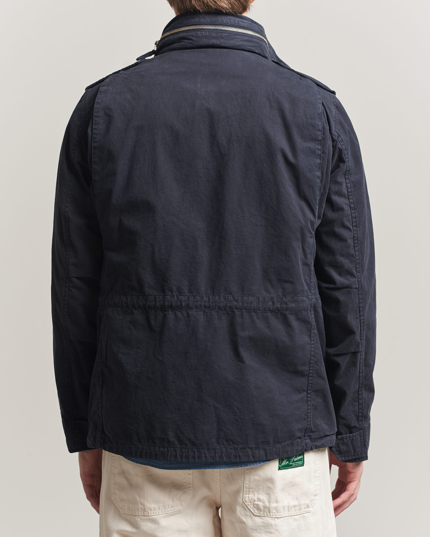 Homme | Manteaux Et Vestes | Aspesi | Washed Cotton Field Jacket Navy