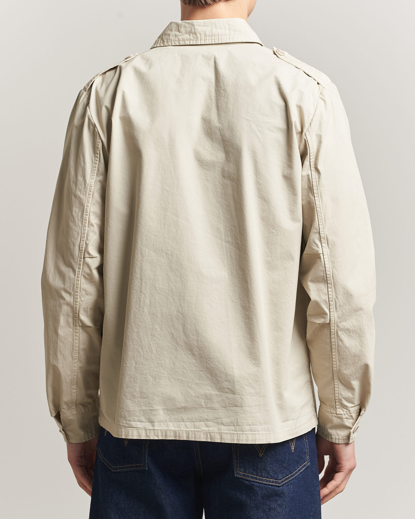 Homme | Manteaux Et Vestes | Aspesi | Cotton Field Shirt Sand
