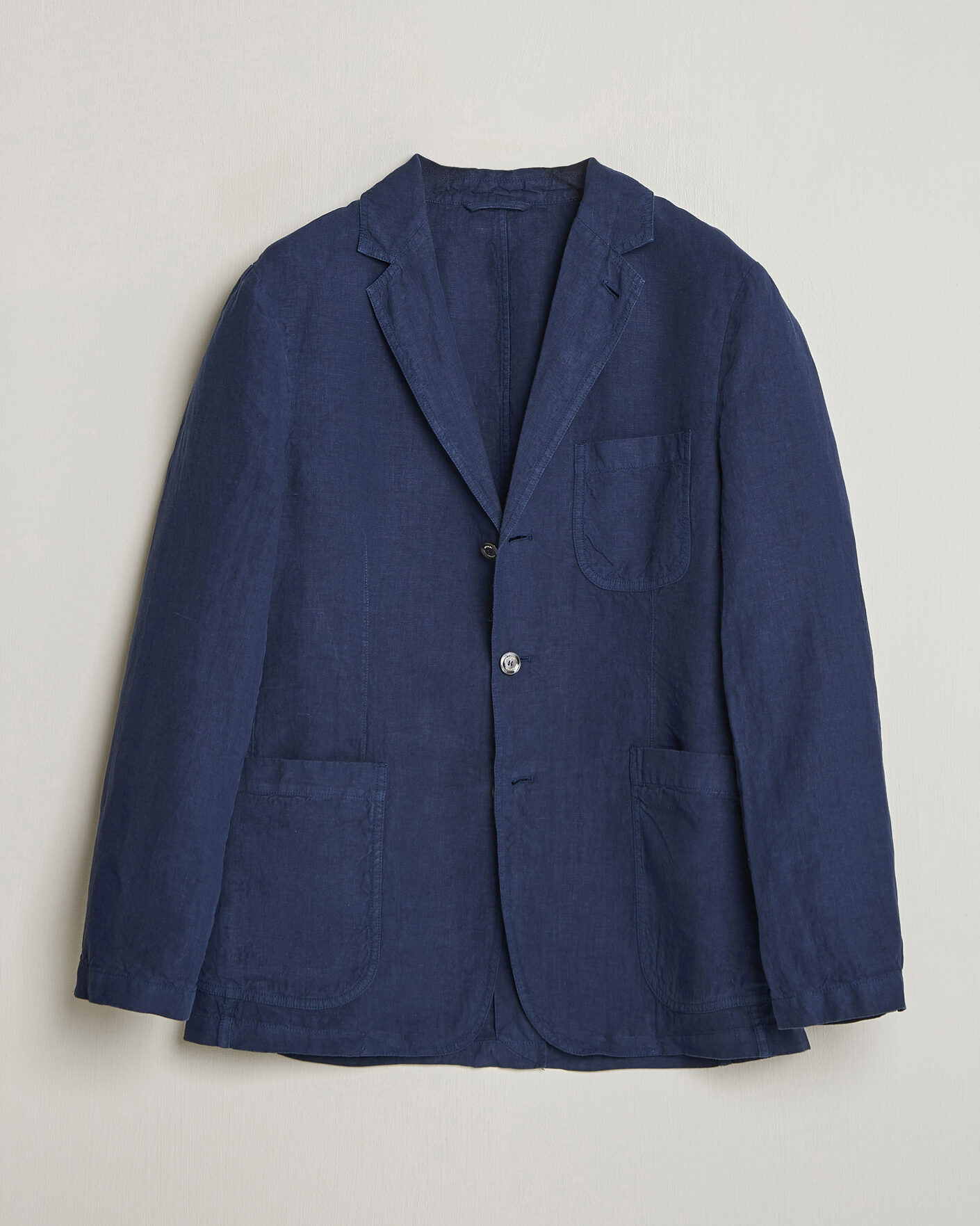 Heren | Blazers | Aspesi | Samuraki Linen Blazer Navy
