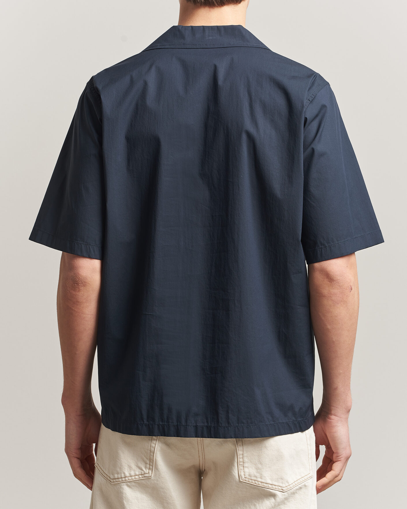 Heren | Overhemden | Aspesi | Ago Short Sleeve Shirt Navy