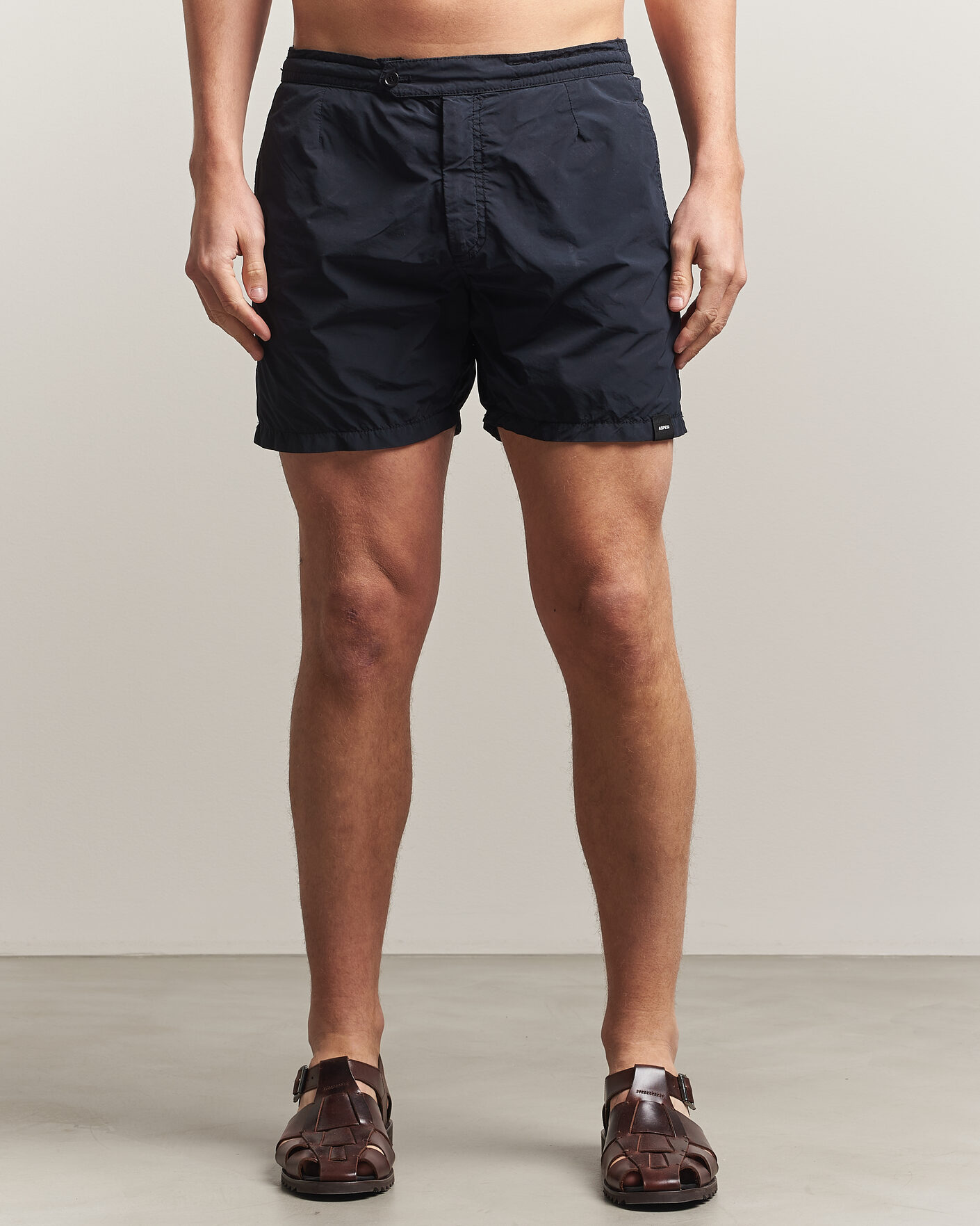 Heren | Zwembroek | Aspesi | Caprese Nylon Swim Trunks Navy