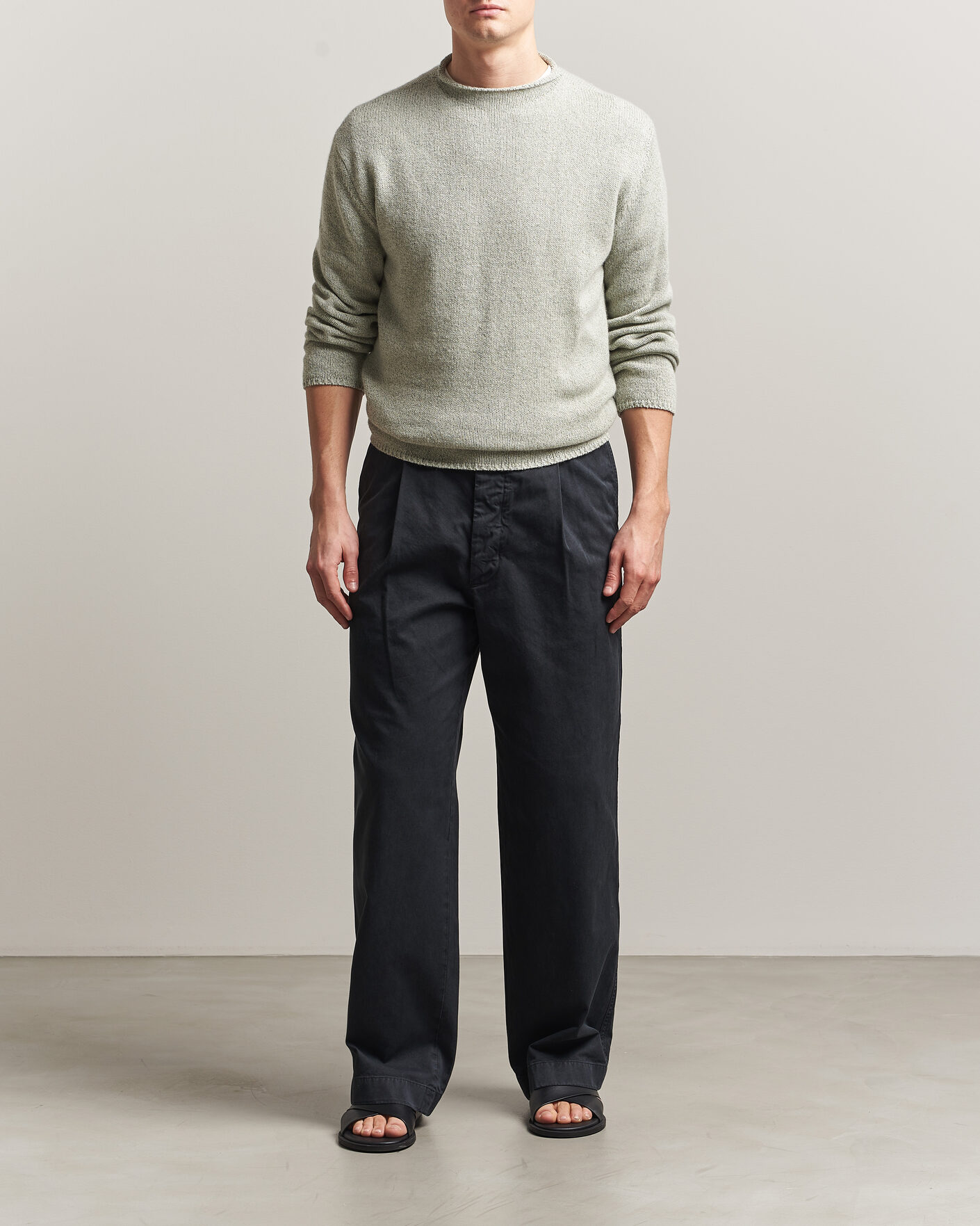 Homme | Pulls Et Tricots | Auralee | Cashmere/Silk Crew Neck Mint Melange