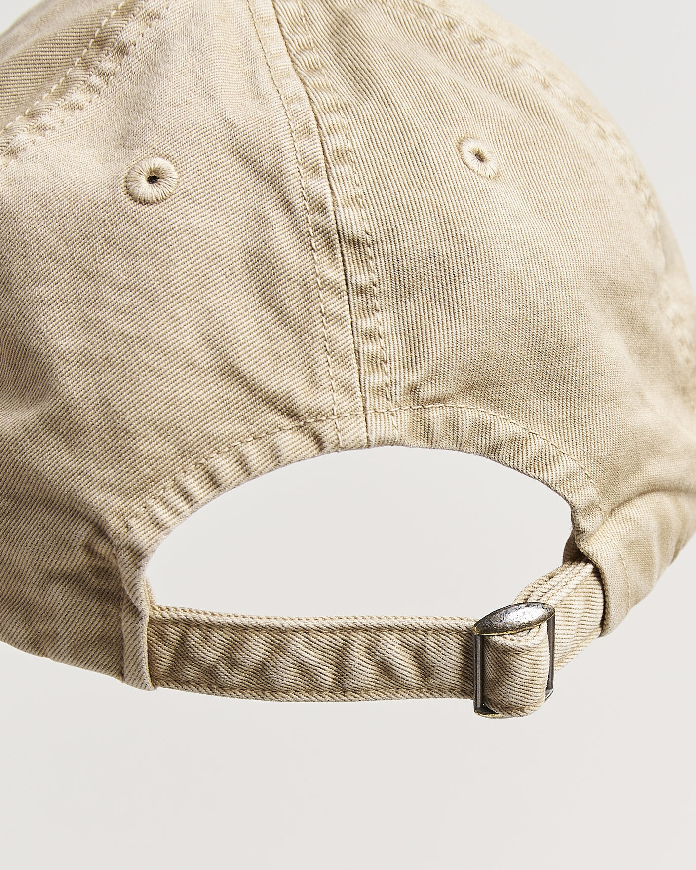 Homme | Bobs Et Casquettes | Auralee | Garment Dyed Finx Baseball Cap Light Beige