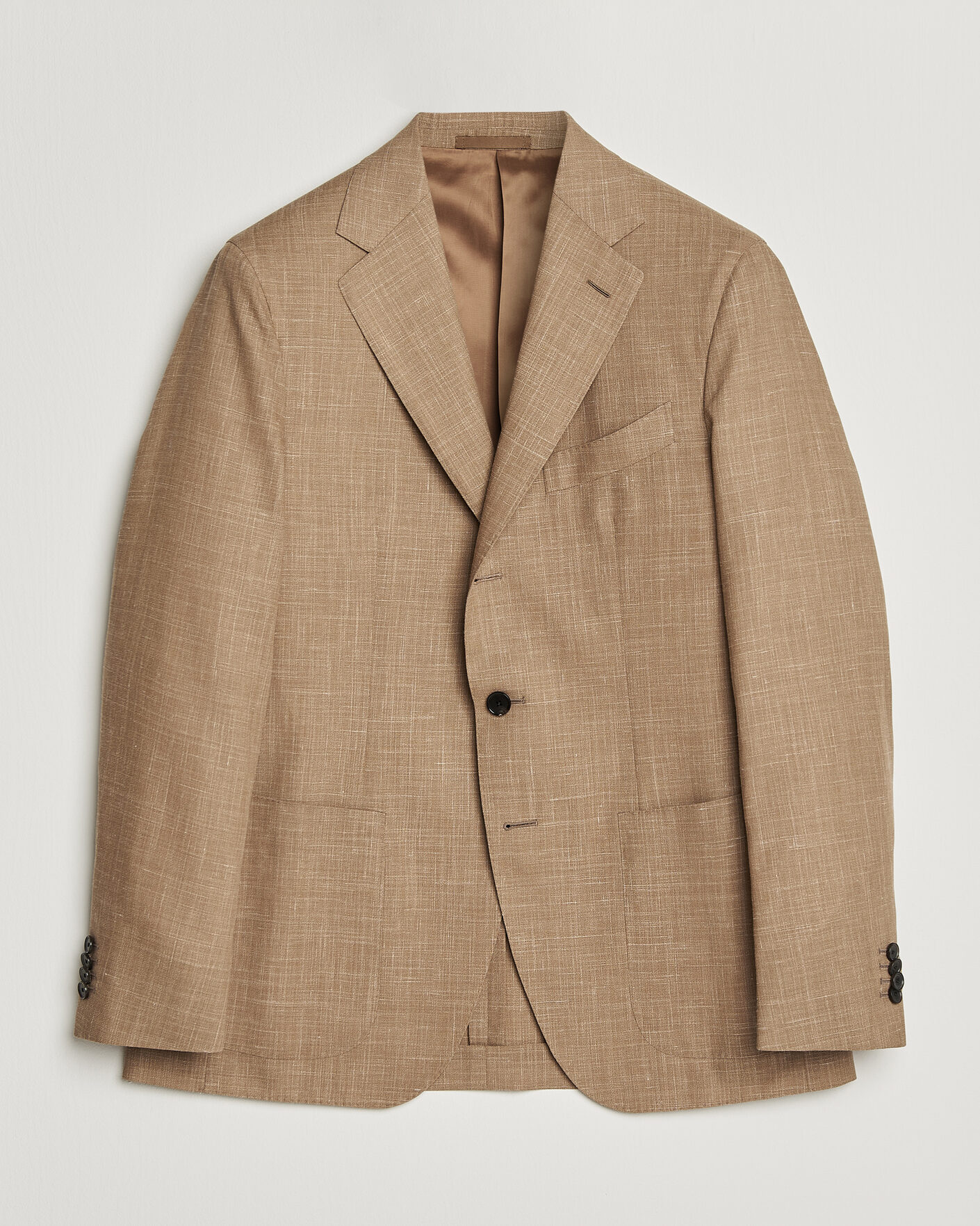 Homme | Blazers | Caruso | Aida Wool/Silk Blazer Brown