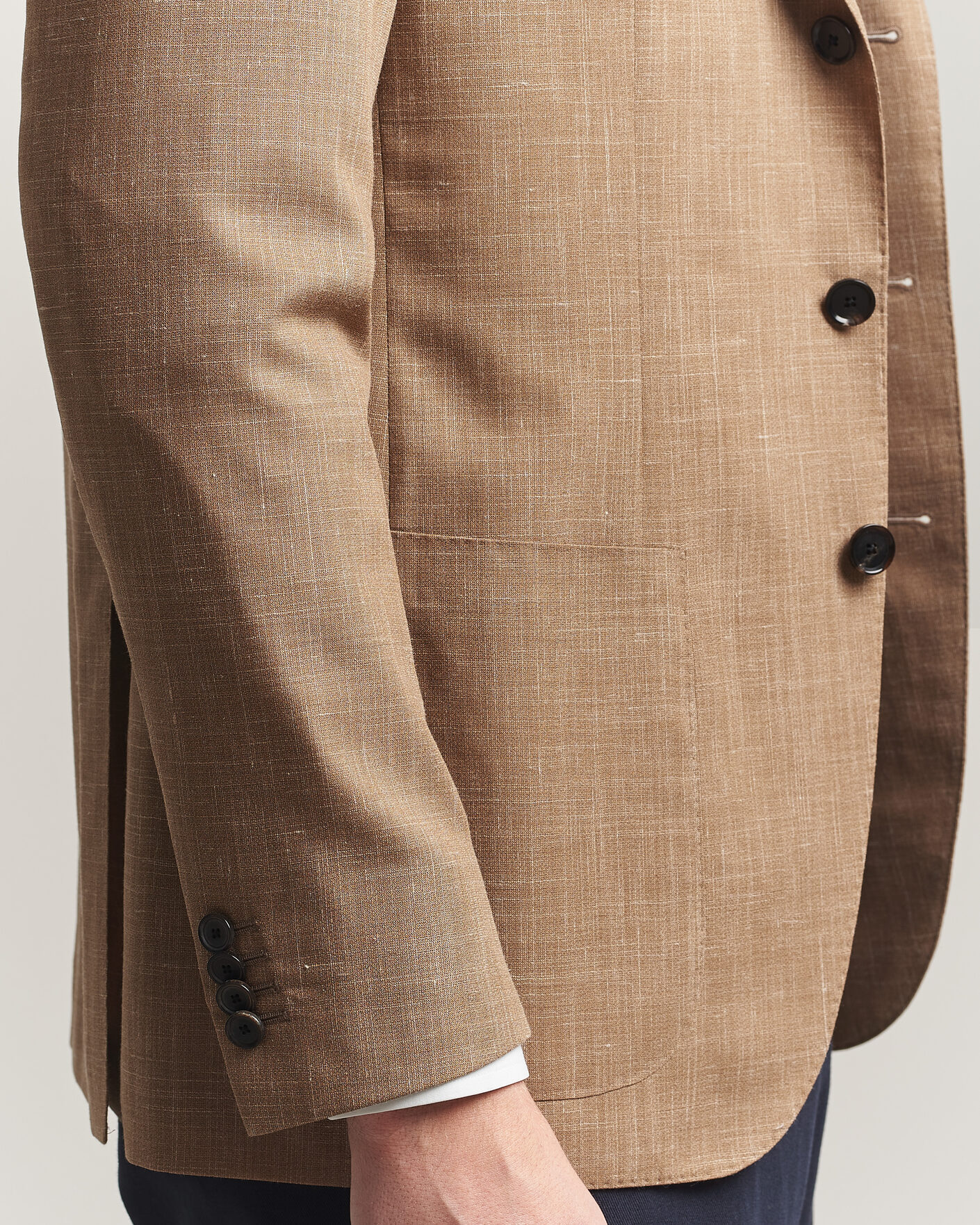 Heren | Blazers | Caruso | Aida Wool/Silk Blazer Brown