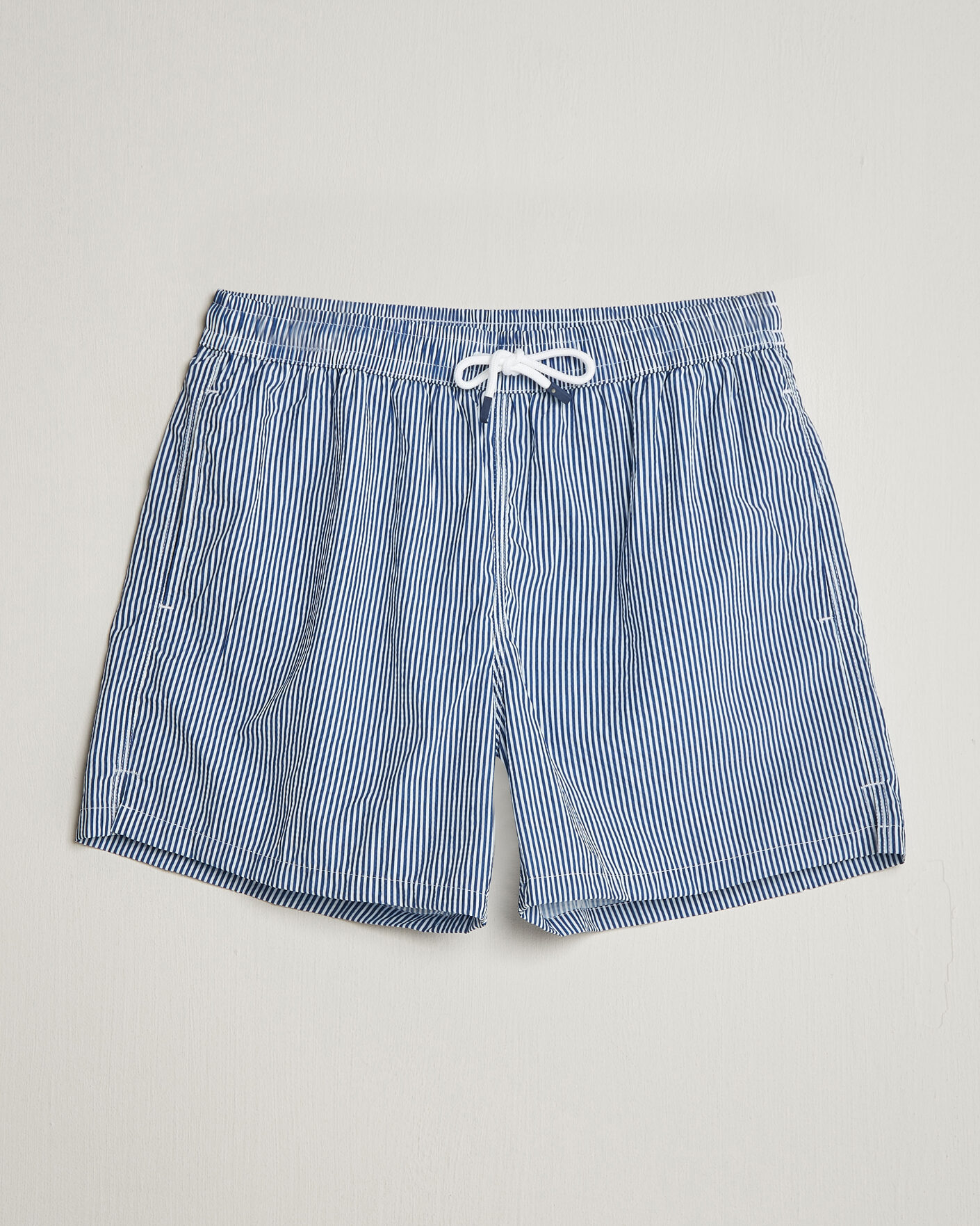 Homme | Maillots De Bain | Fedeli | Madeira Swim Trunk Blue Stripes
