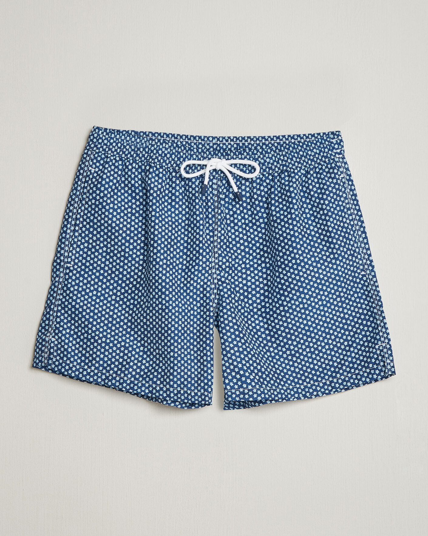 Homme | Maillots De Bain | Fedeli | Madeira Swim Trunk Blue Flowers
