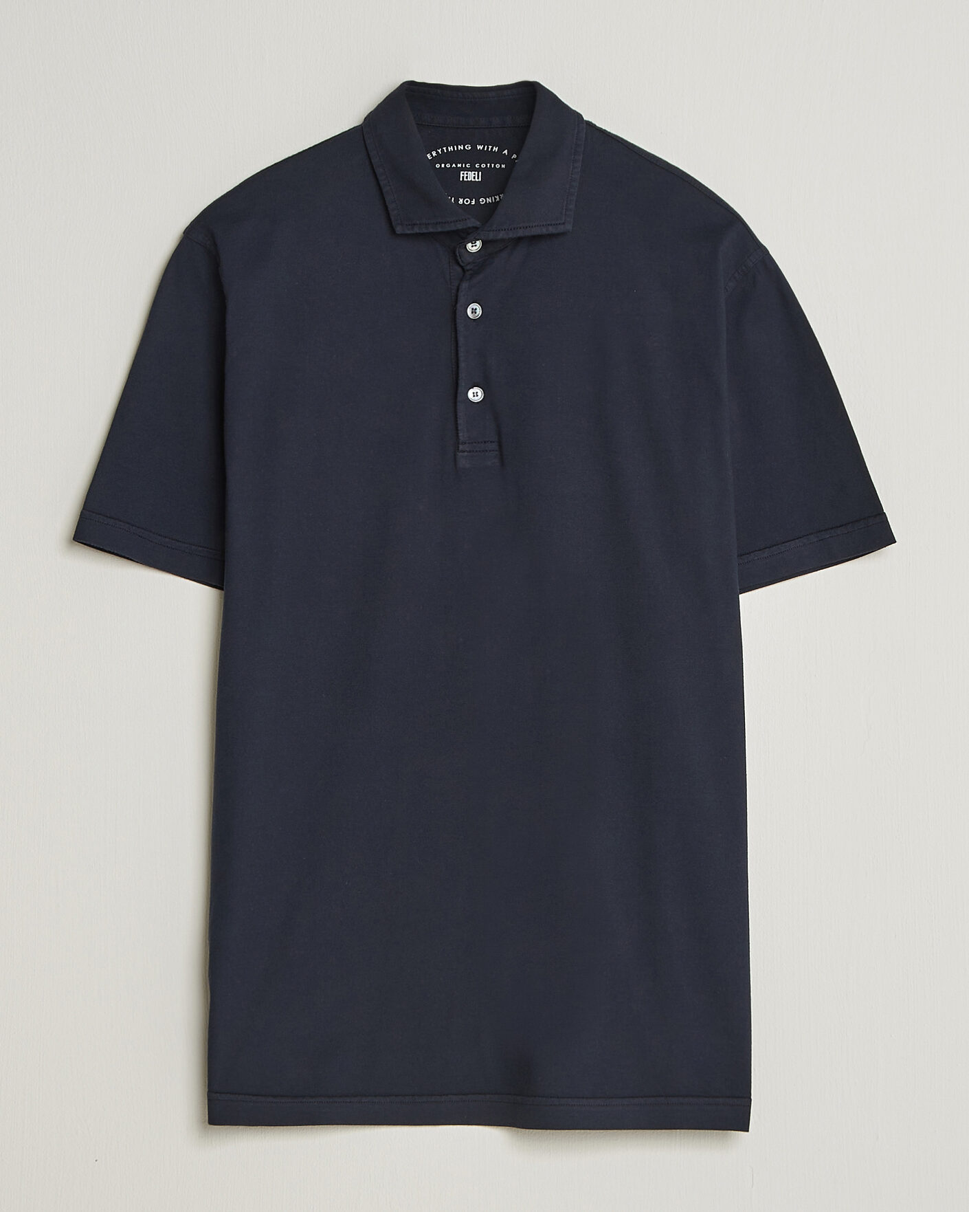 Heren | Polo's | Fedeli | Zero Organic Cotton Polo Navy