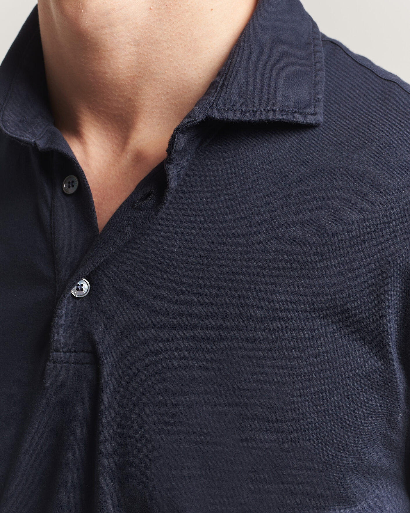 Heren | Polo's | Fedeli | Zero Organic Cotton Polo Navy