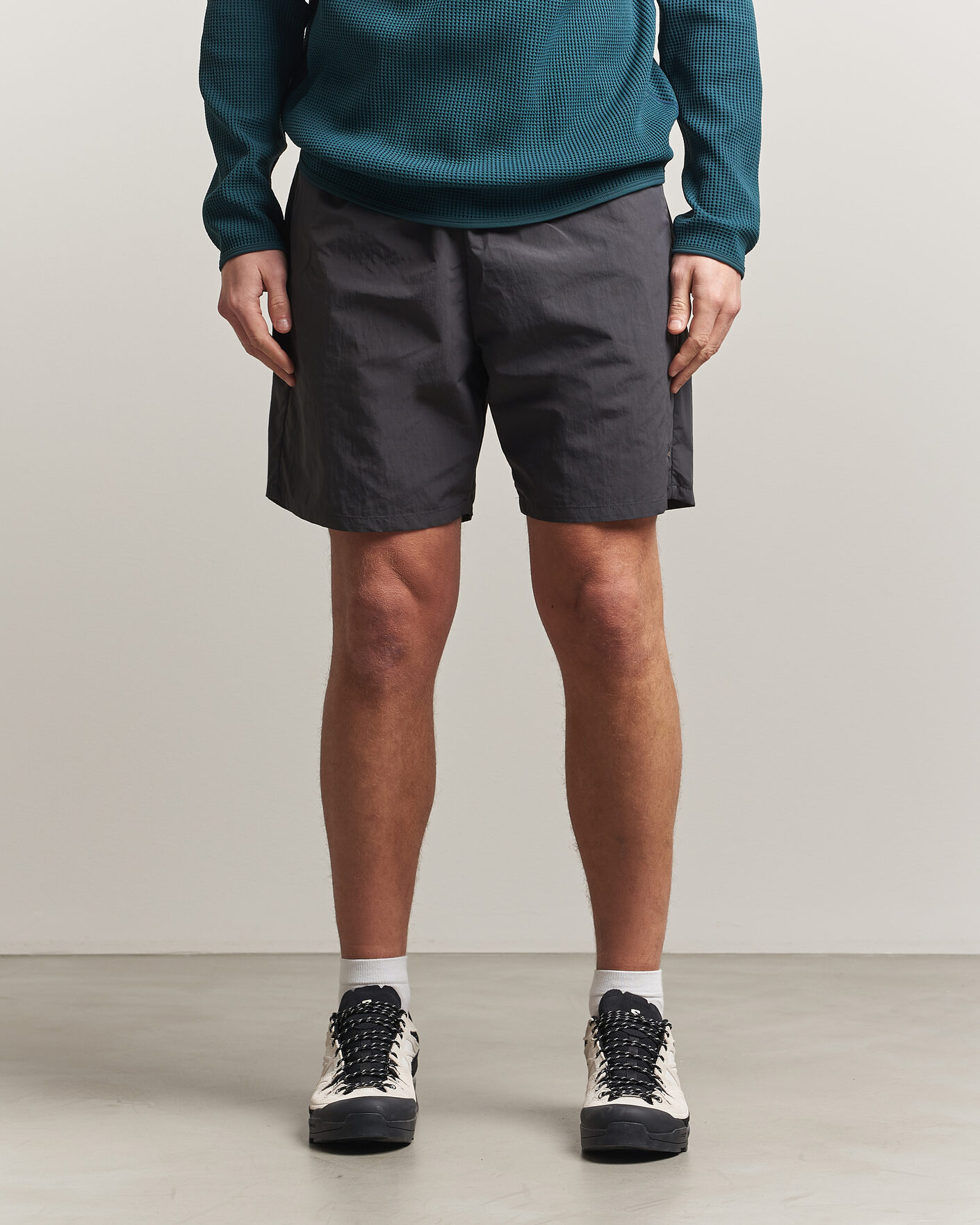 Heren | Korte broek | Goldwin | Nylon Shorts Deep Charcoal