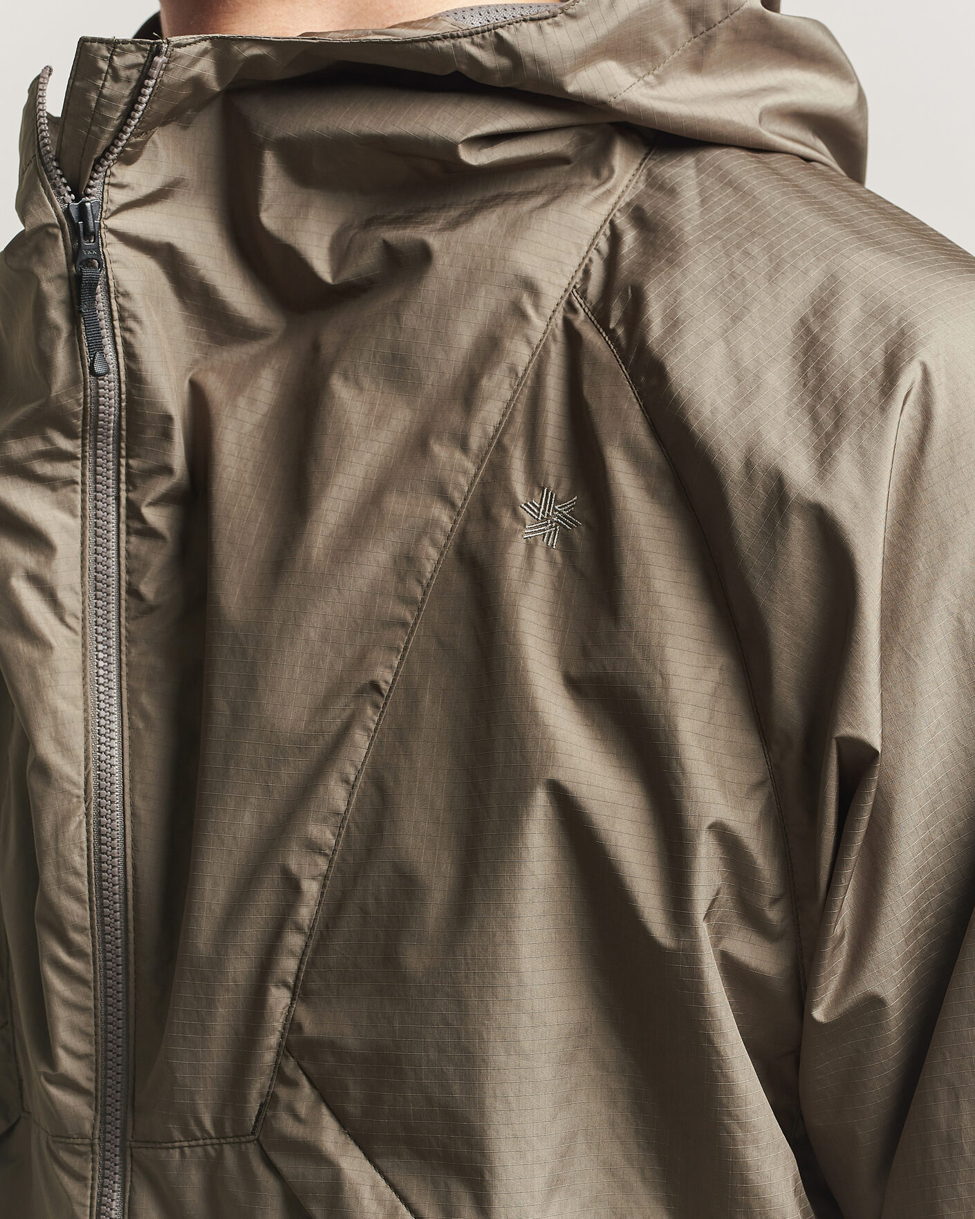 Heren | Jassen | Goldwin | Rip Stop Hooded Jacket Sand