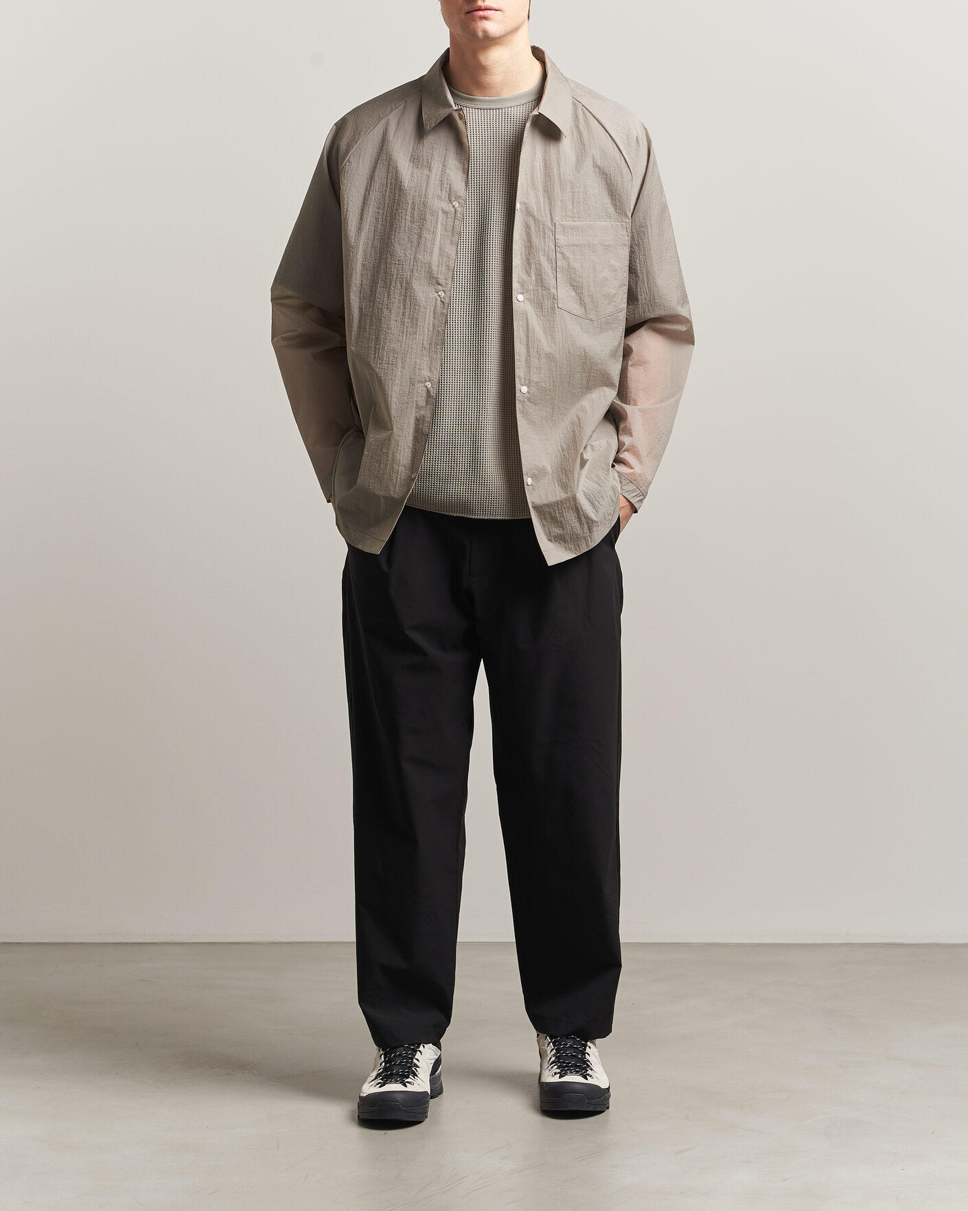 Homme | Pantalons | Goldwin | Tapered Light Pants Black