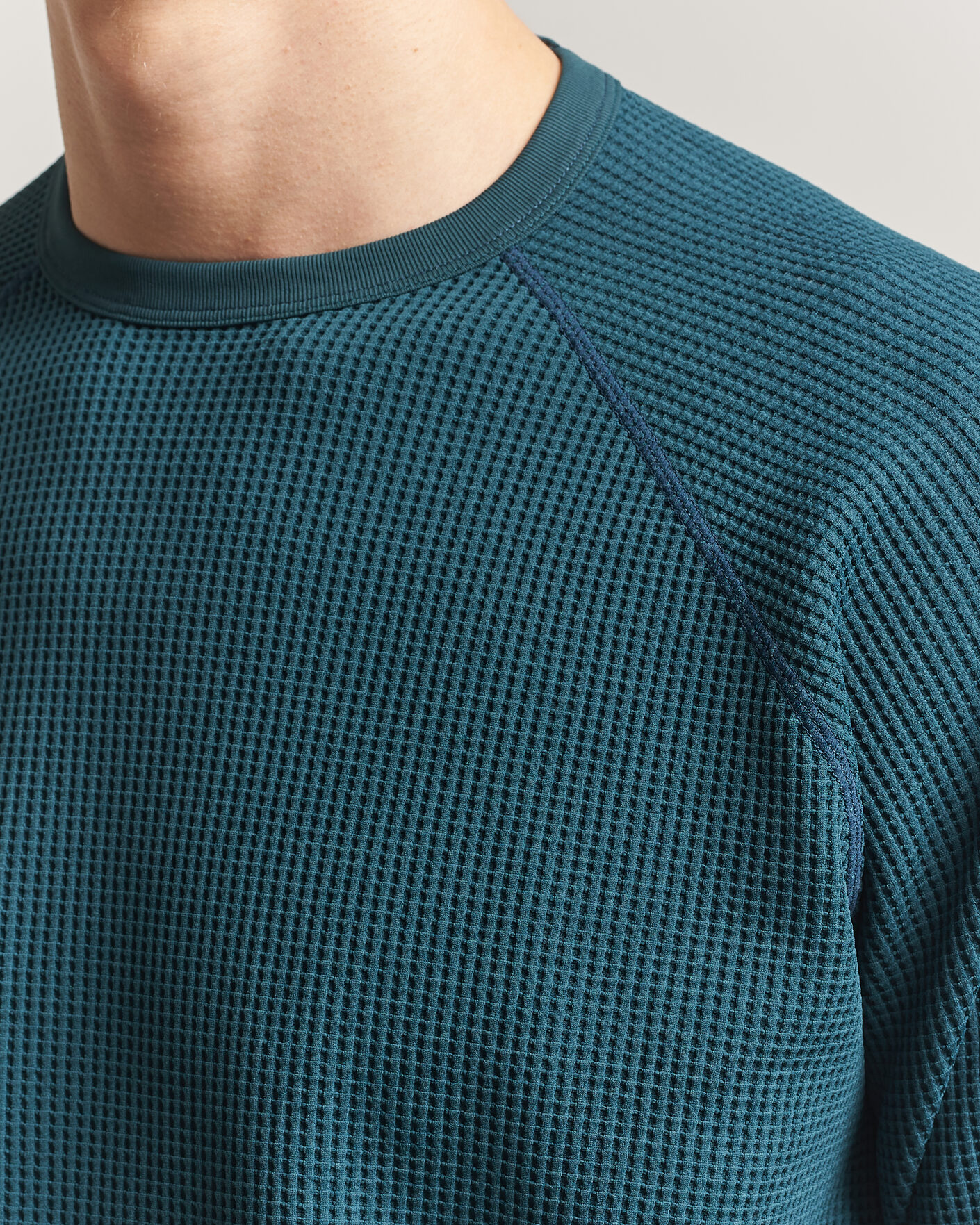 Heren | T-shirts | Goldwin | WF Light Long Sleeve T-Shirt Kokiran Green