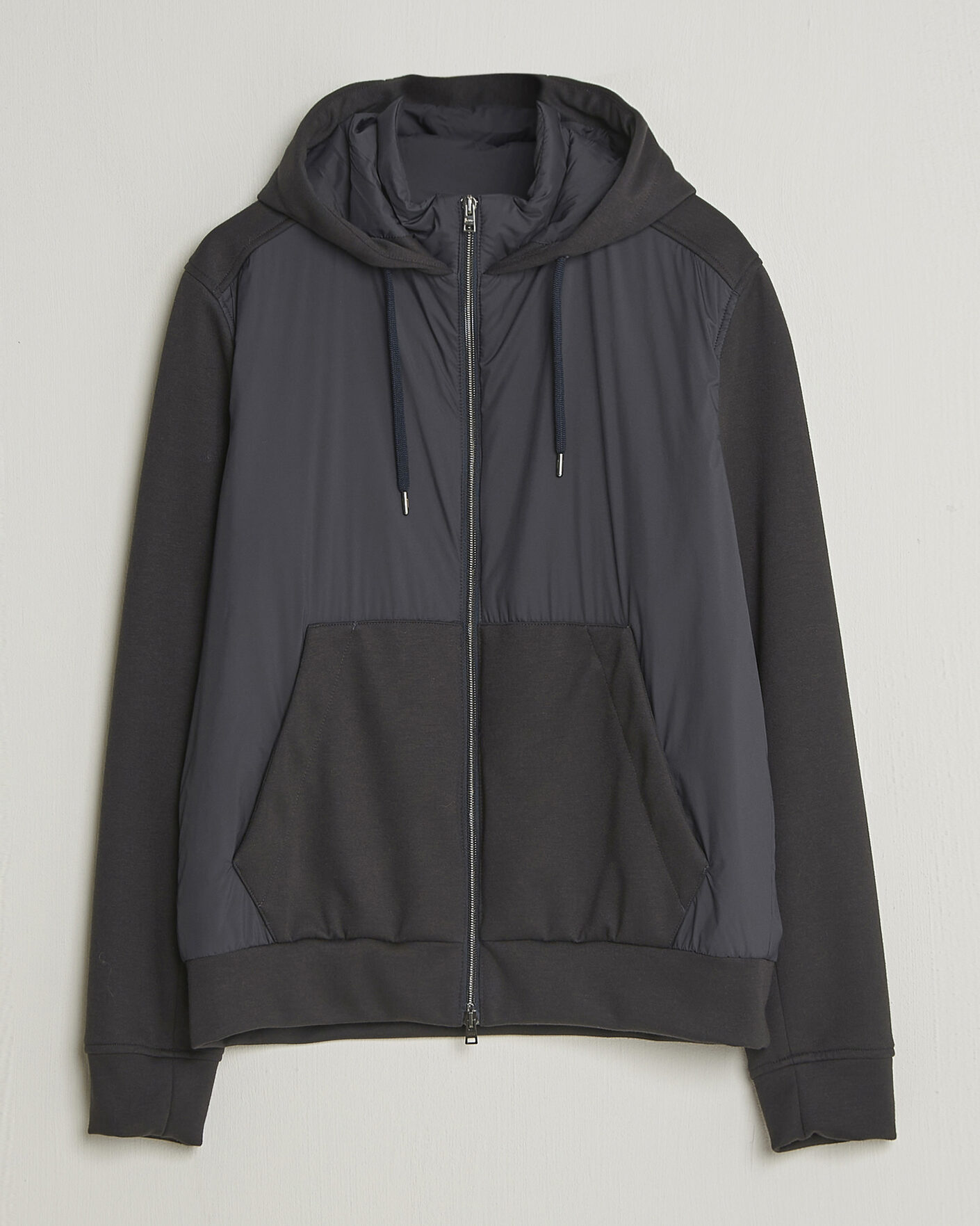 Heren | Jassen | Herno | Hooded Hybrid Jacket Navy