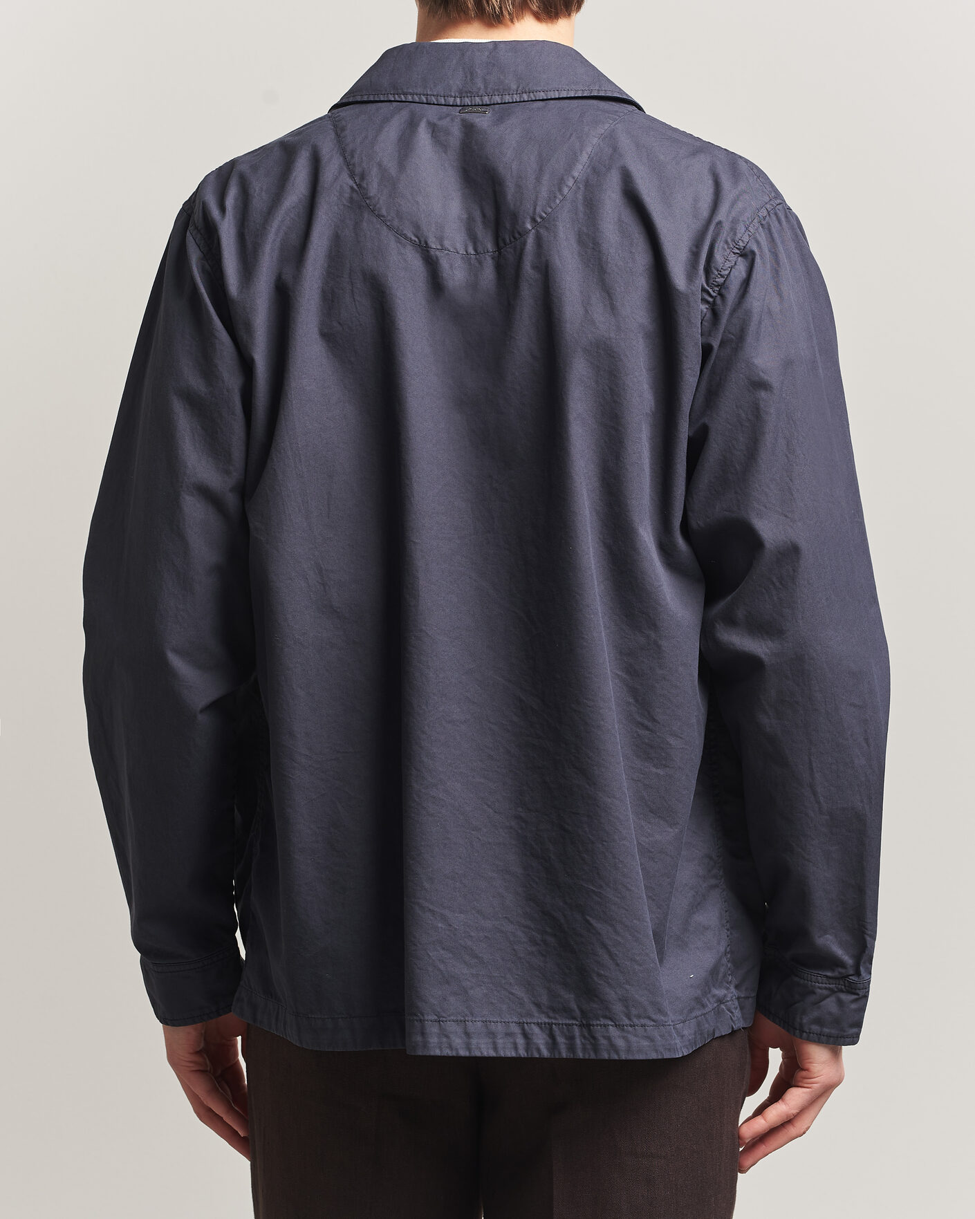 Homme | Manteaux Et Vestes | Herno | Washed Cotton Field Jacket Navy