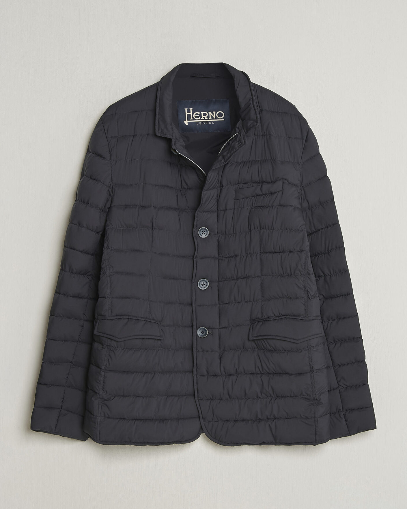 Heren | Jassen | Herno | Nuage Matt Nylon Blazer Navy