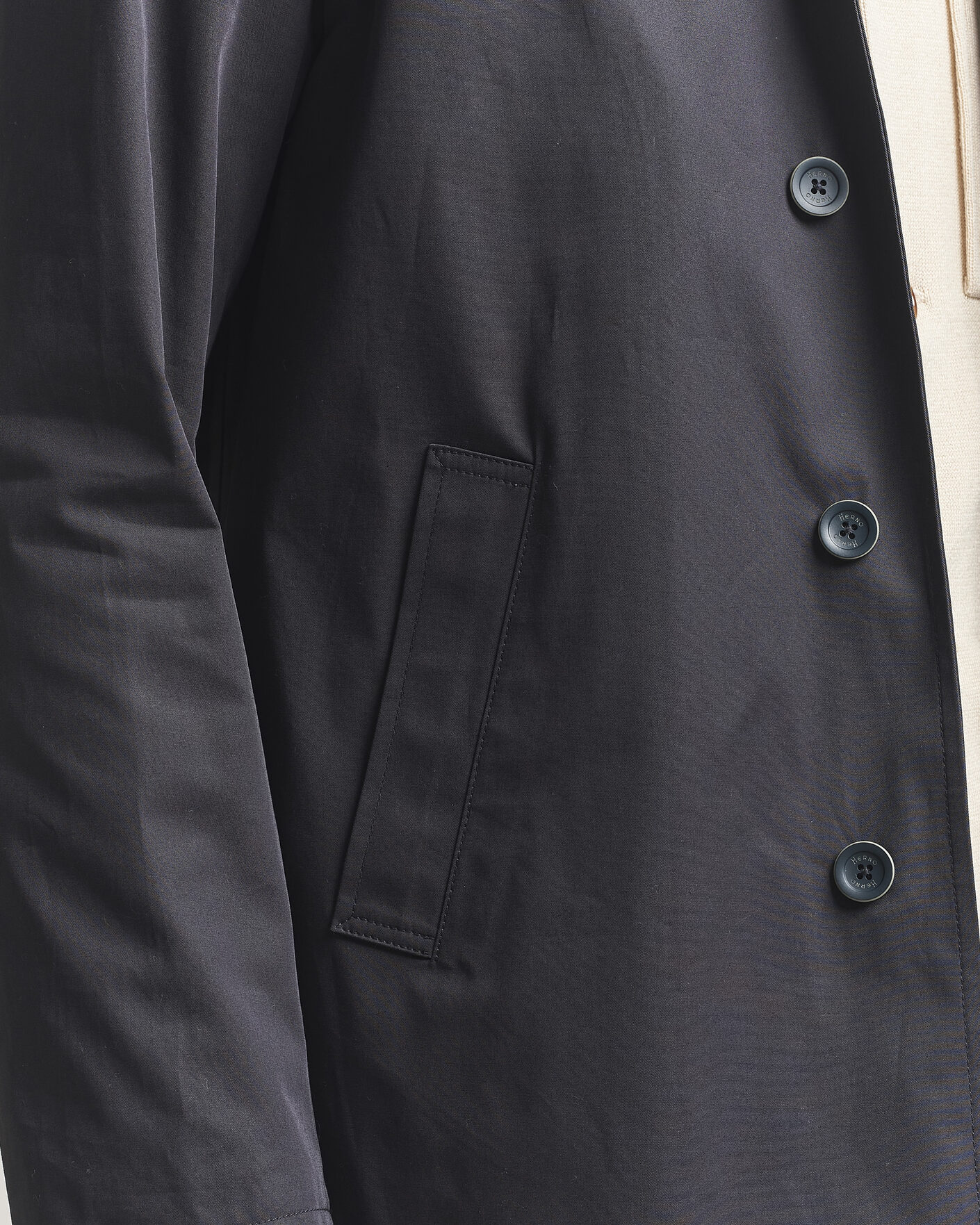 Heren | Jassen | Herno | Cotton Car Coat Navy