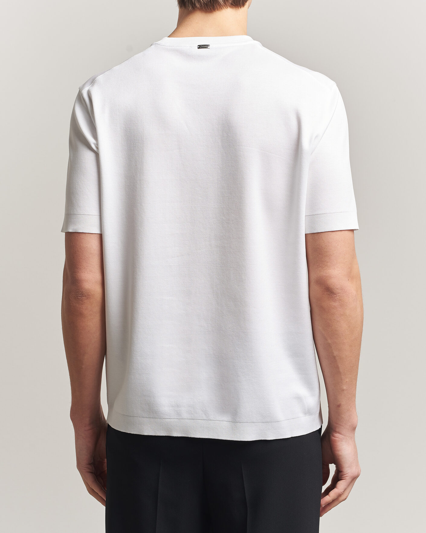 Homme | T-shirts | Herno | Micro Piquet T-Shirt White