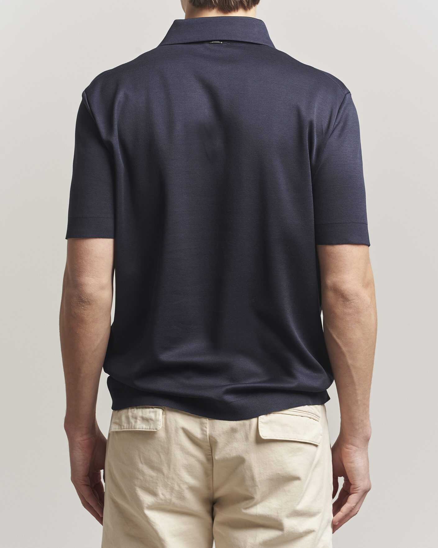 Heren | Polo's | Herno | Micro Piquet Polo Navy