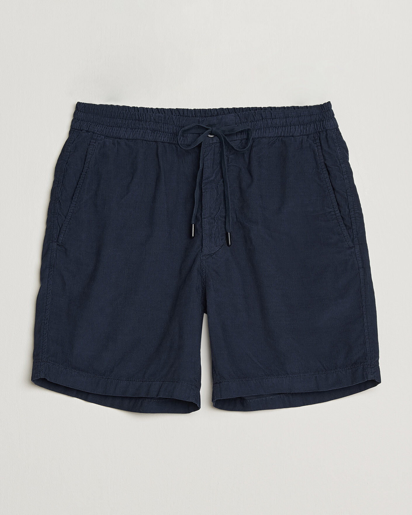 Homme | Shorts | Incotex | Baby Corduroy Drawstring Shorts Navy
