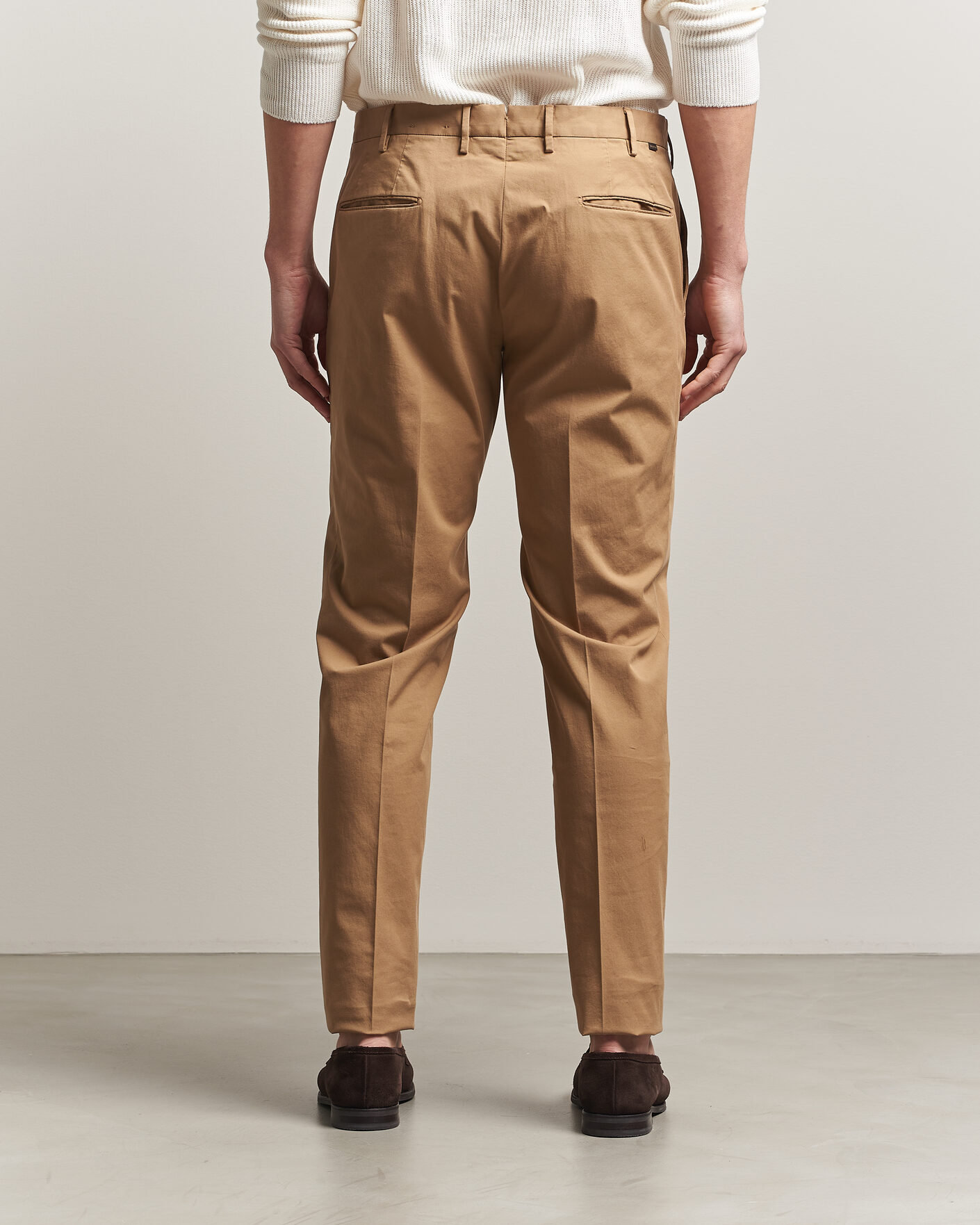 Homme | Pantalons | Incotex | Slim Fit Comfort Chinos Khaki