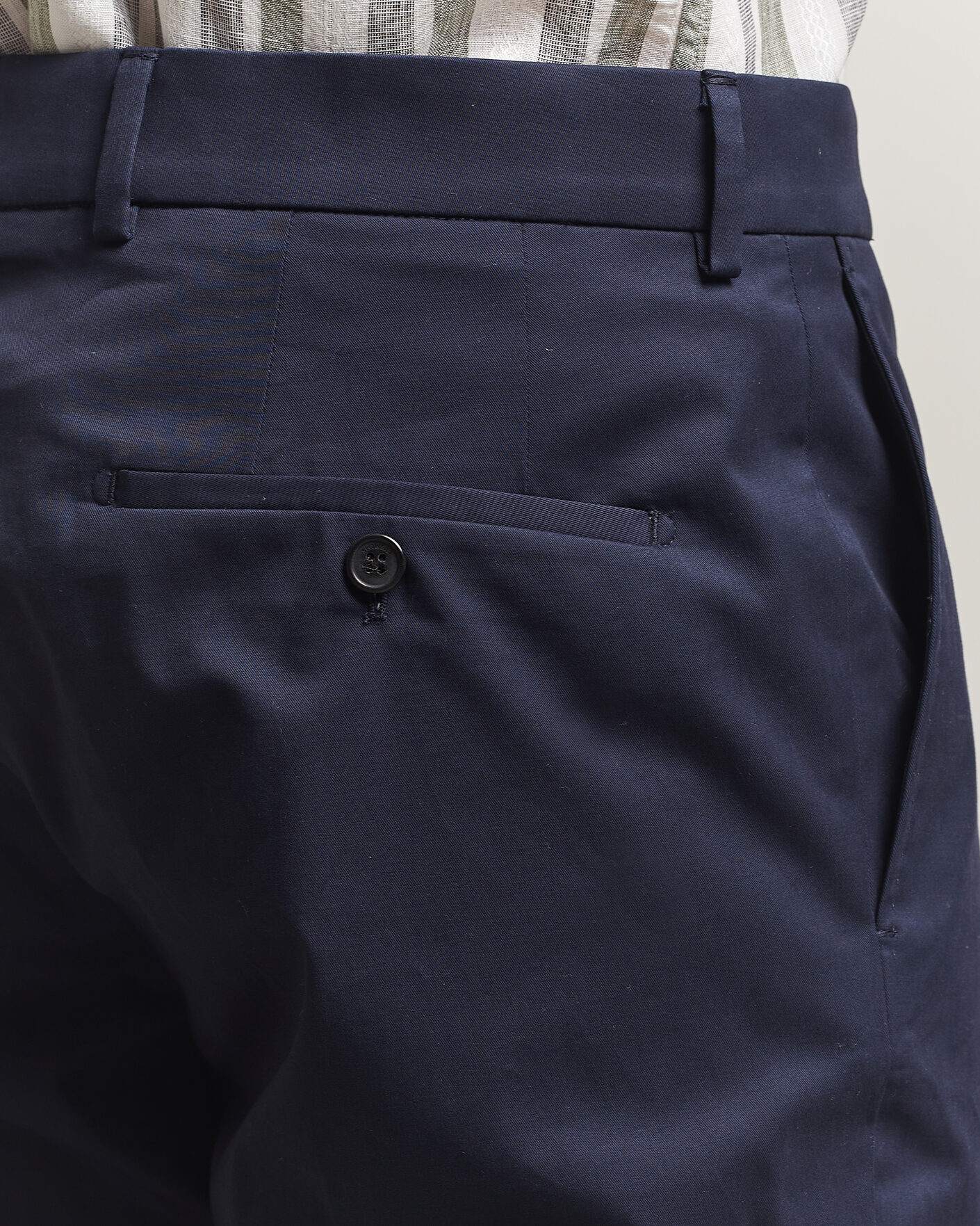 Homme | Pantalons | Incotex | Regular Fit Flexgab Cotton Chinos Navy