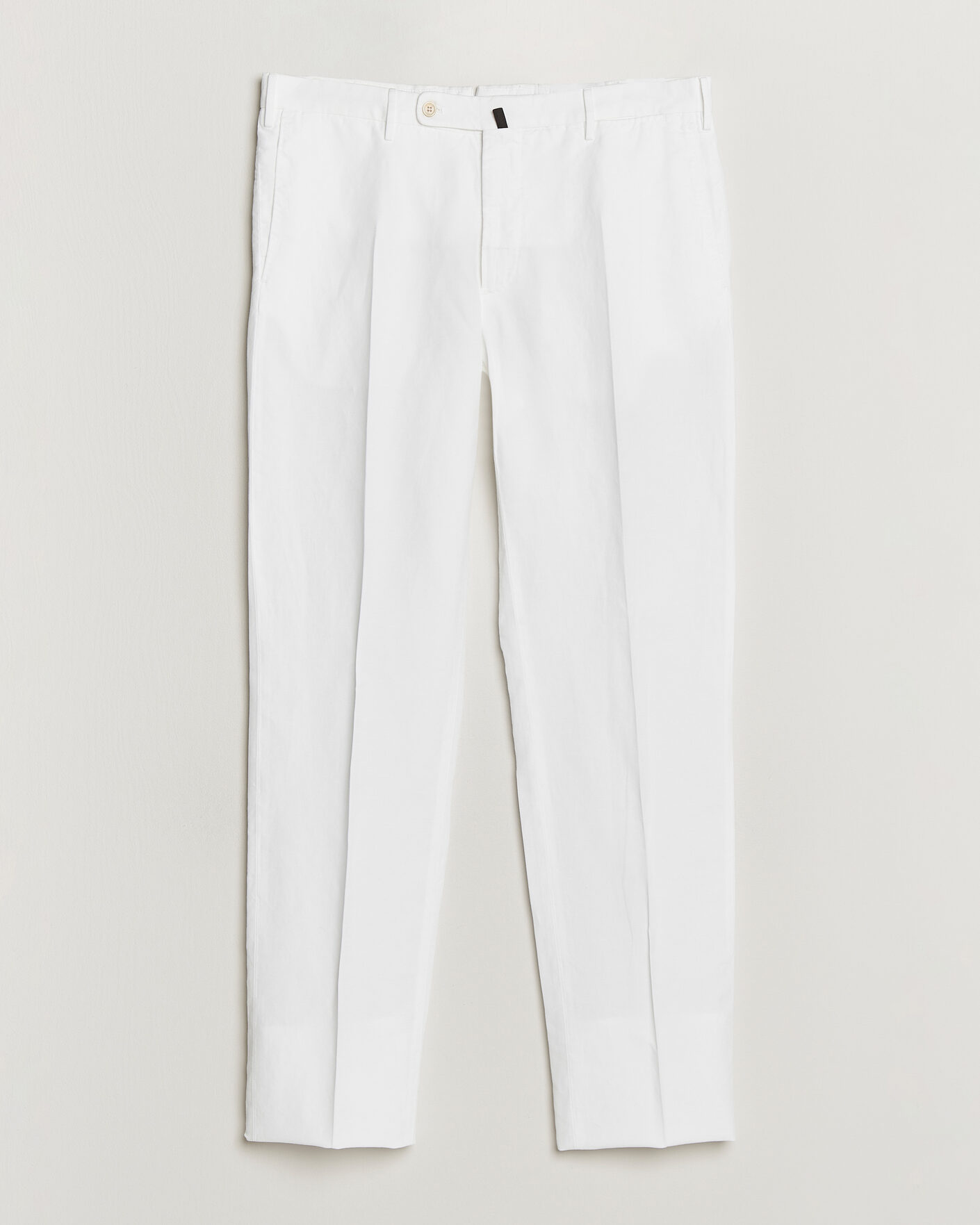 Heren | Broeken | Incotex | Regular Fit Chinolino Trousers White