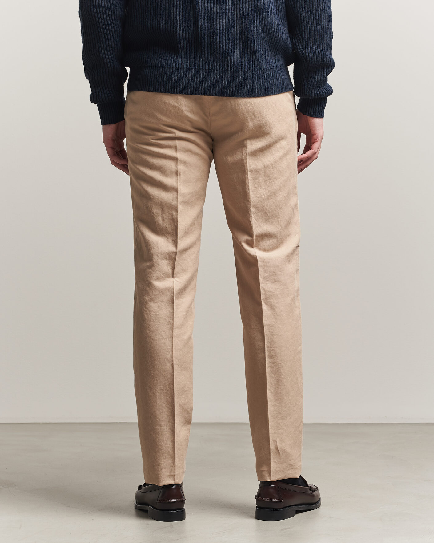 Heren | Broeken | Incotex | Regular Fit Chinolino Trousers Beige