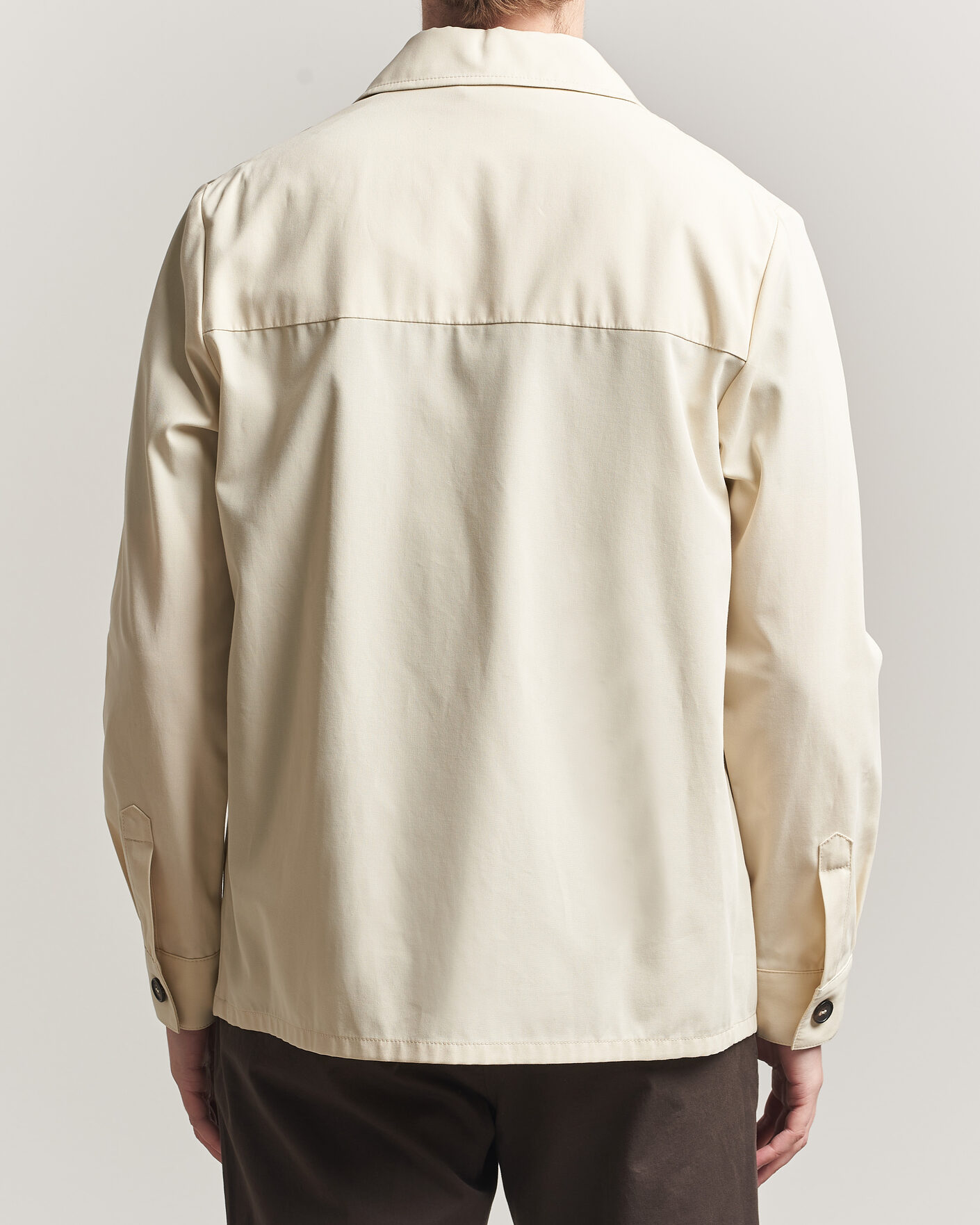 Heren | Overhemden | Incotex | Ice Cotton Twill Overshirt Natural