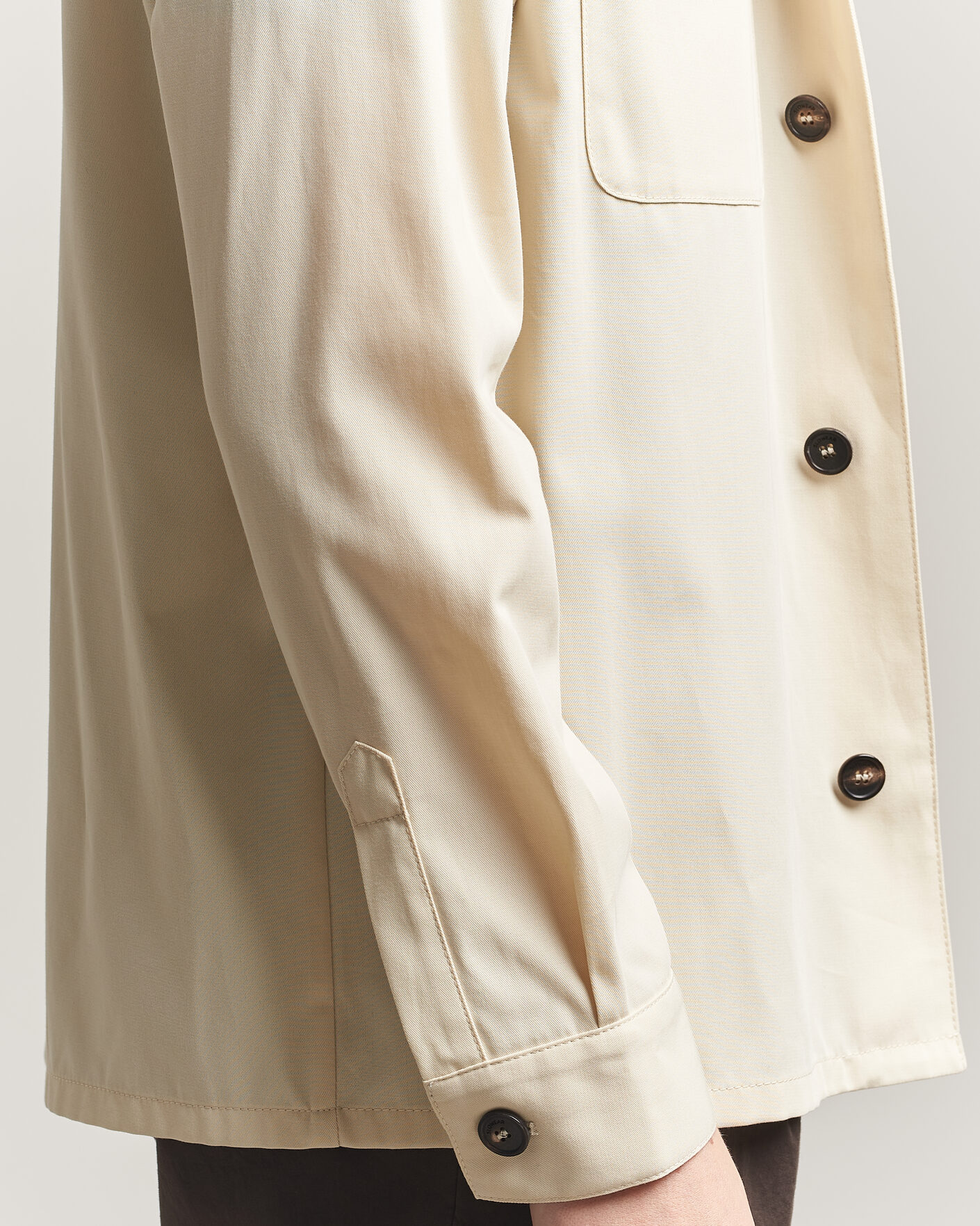 Heren | Overhemden | Incotex | Ice Cotton Twill Overshirt Natural