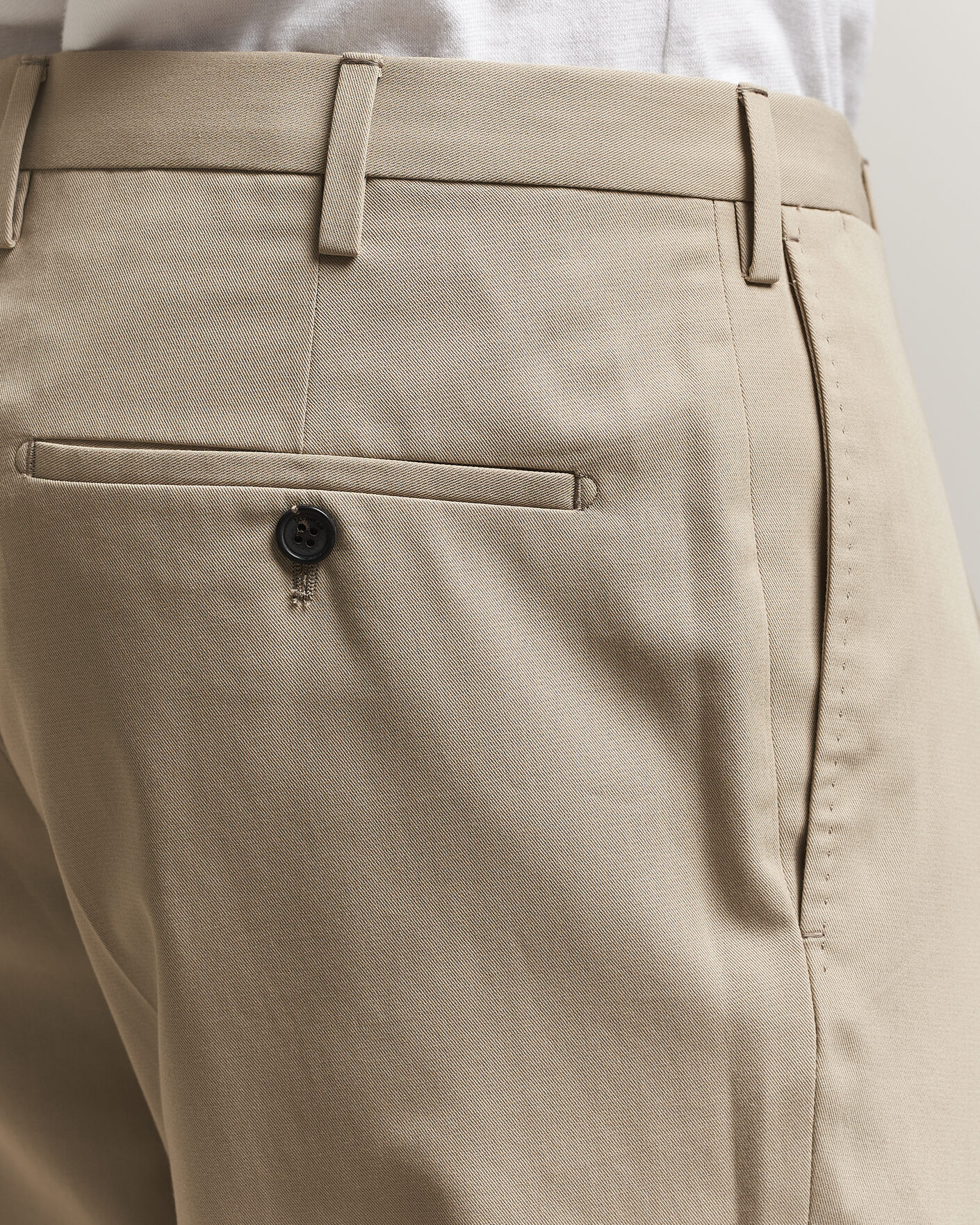 Heren | Broeken | Incotex | Ice Cotton Twill Pants Sand
