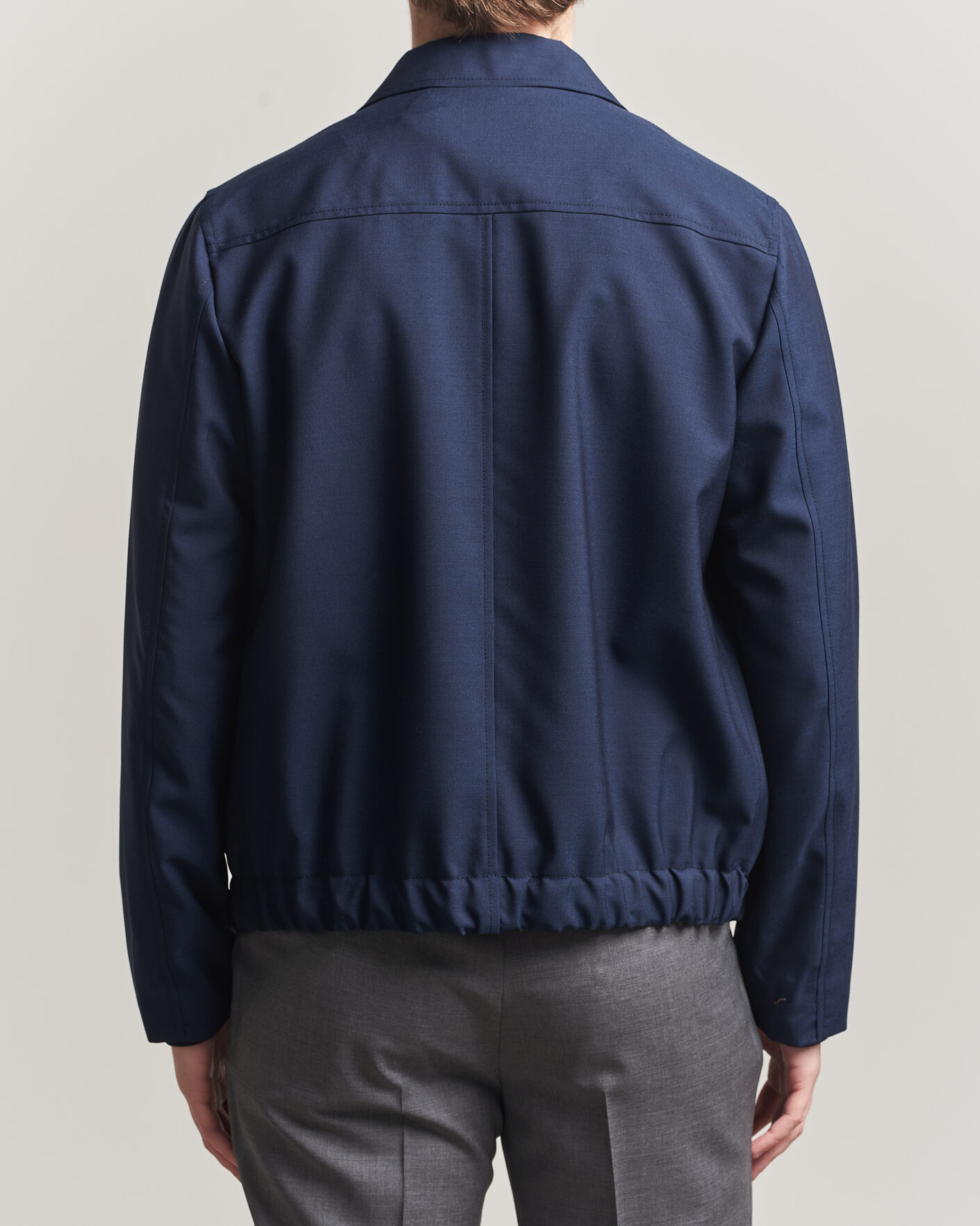 Homme | Manteaux Et Vestes | Incotex | Primo Wool Shirt Jacket Navy