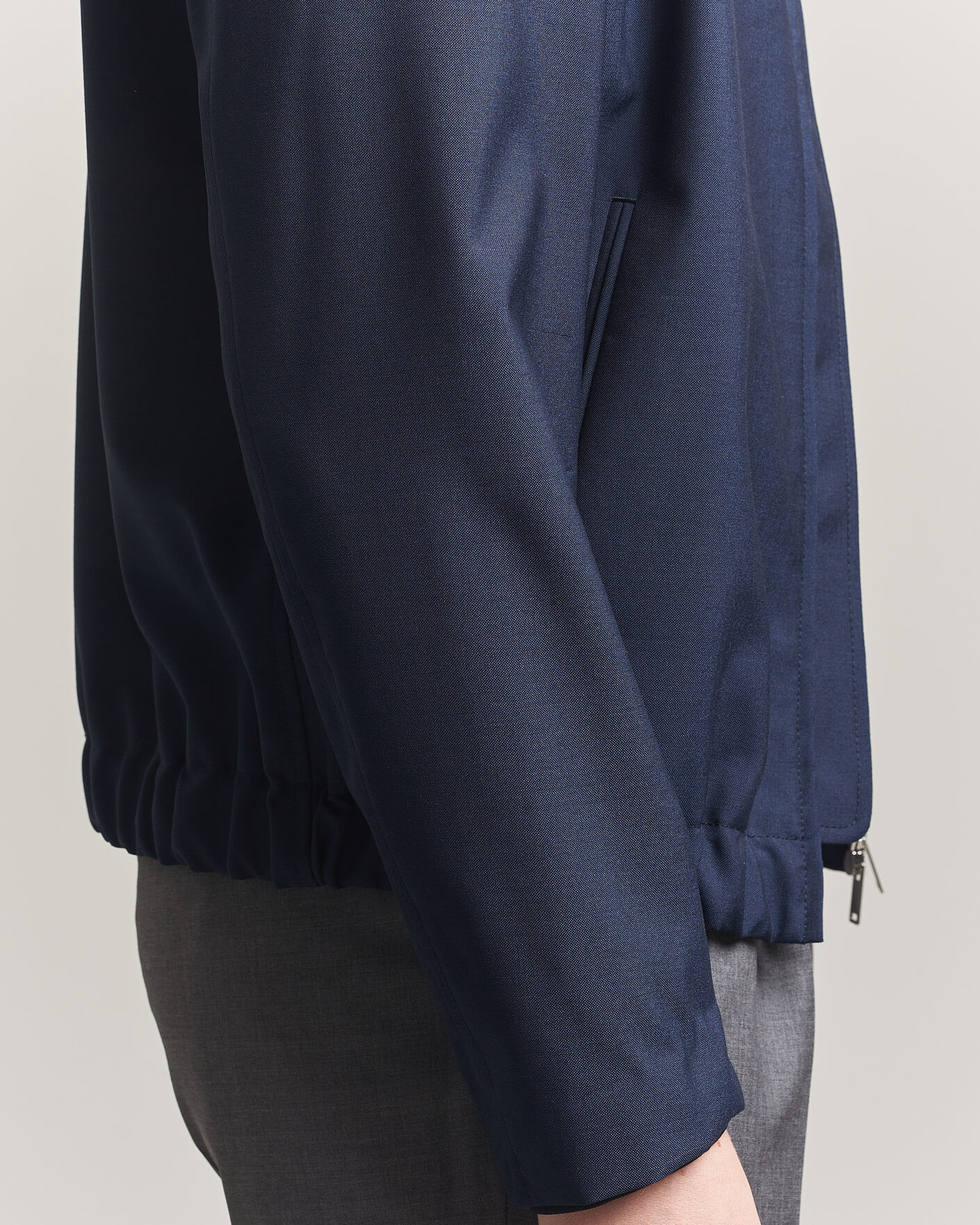 Homme | Manteaux Et Vestes | Incotex | Primo Wool Shirt Jacket Navy