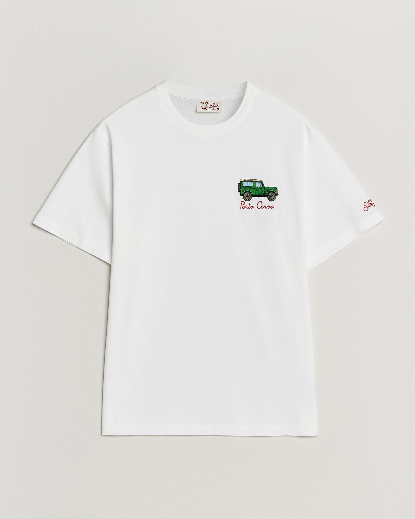 Heren | T-shirts | MC2 Saint Barth | Printed Cotton T-Shirt Car Cervo