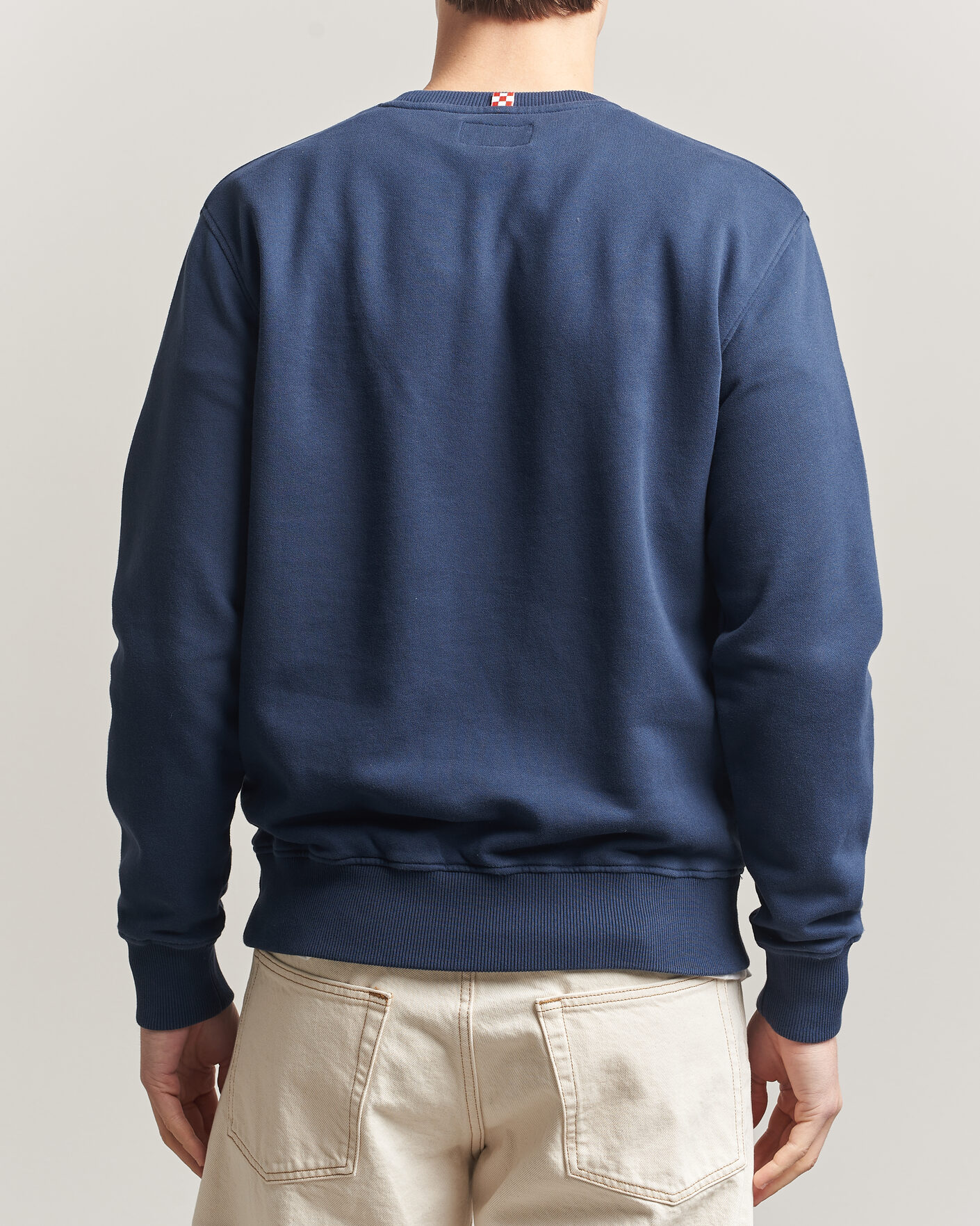 Heren | Truien | MC2 Saint Barth | Terry Cotton Logo Sweatshirt Navy