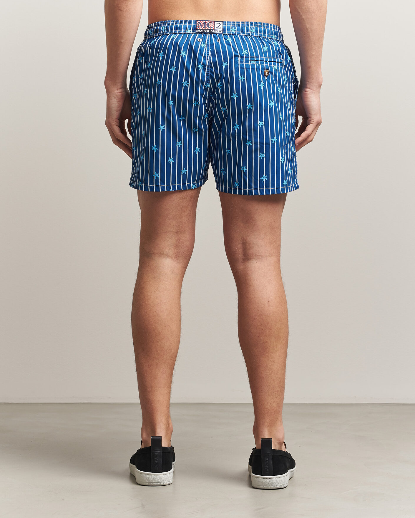 Homme | Maillots De Bain | MC2 Saint Barth | Printed Swim Shorts Blue Starfish