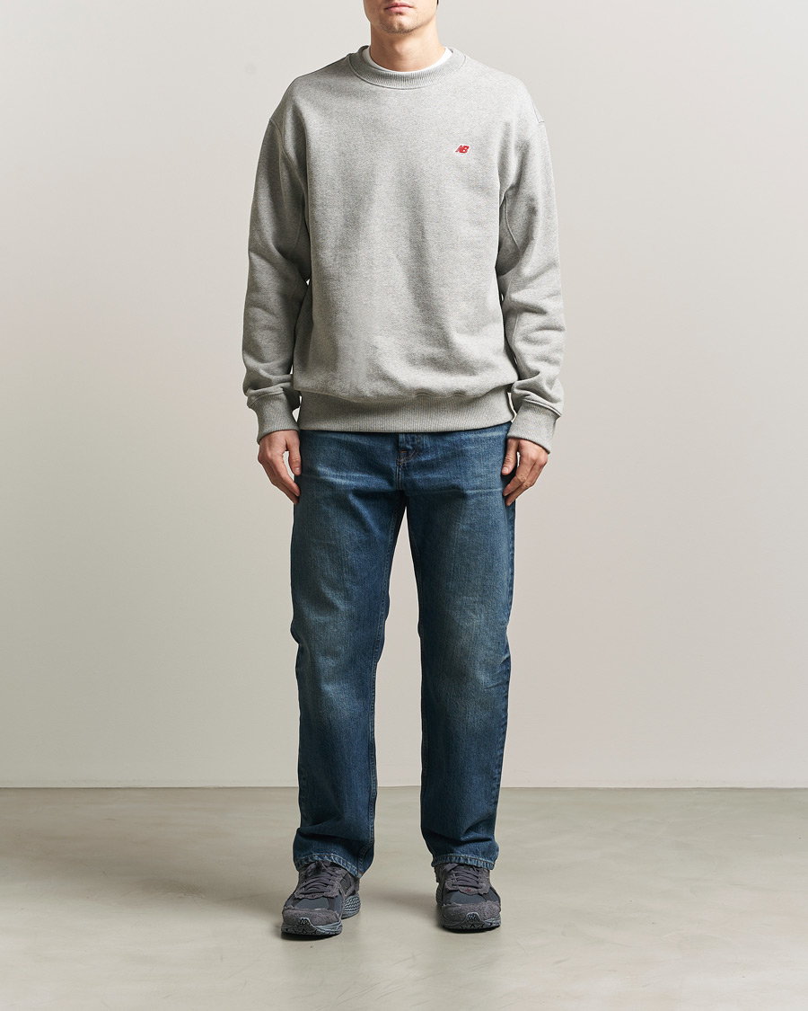 Heren | Truien | New Balance Made In US & UK | New Balance Made In USA Core Sweatshirt Athletic Grey