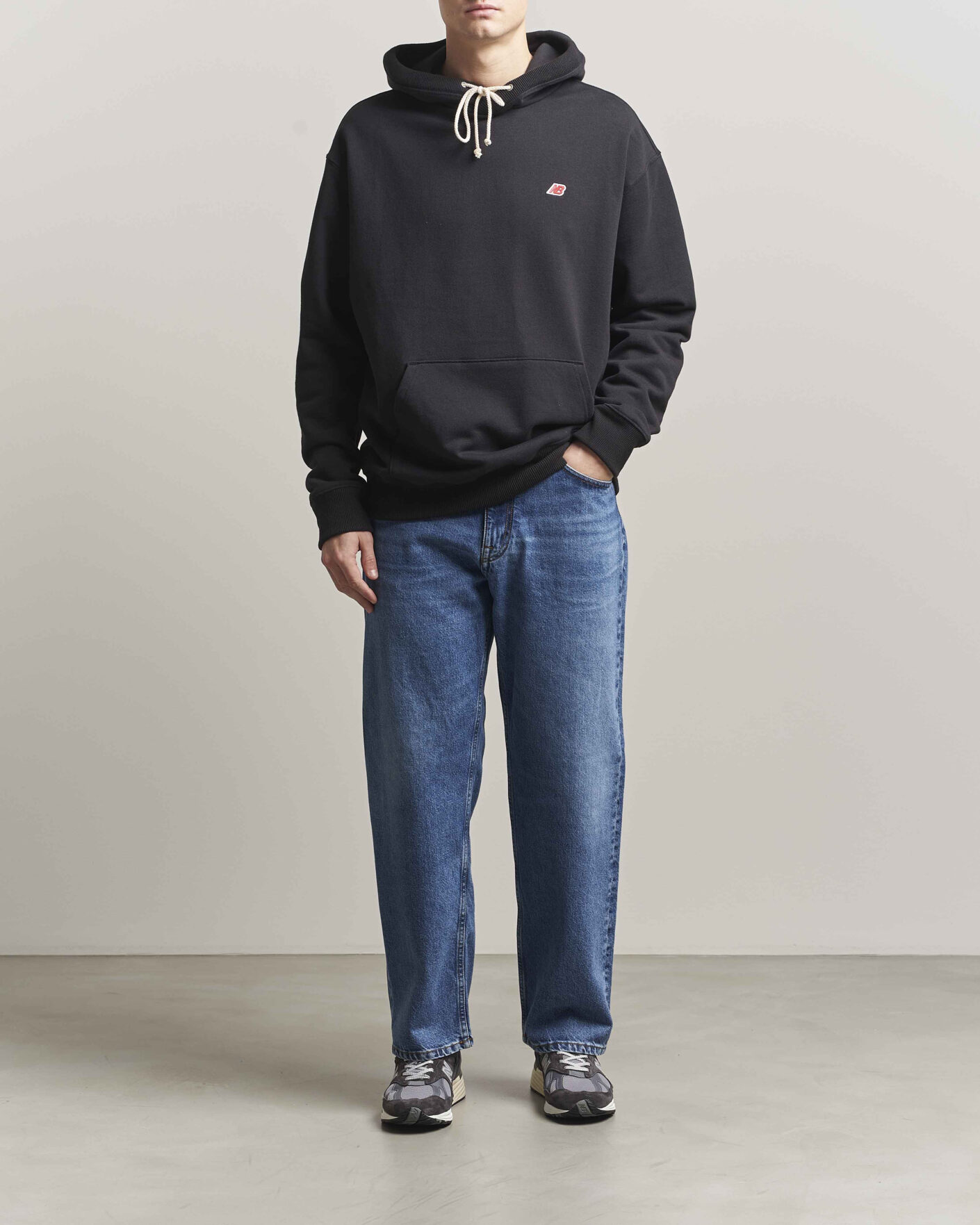 Heren | Truien | New Balance Made In US & UK | New Balance Made In USA Core Hoodie Black