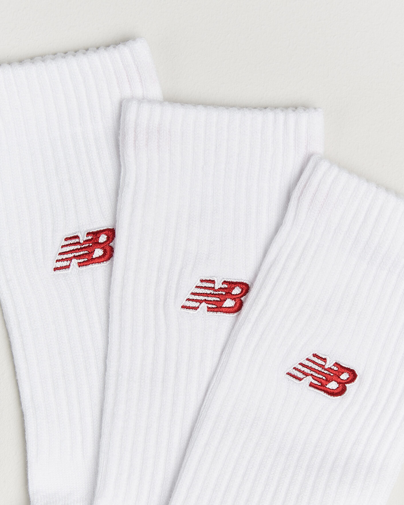 Heren | Ondergoed | New Balance | 3-Pack Active Premium Crew Socks White