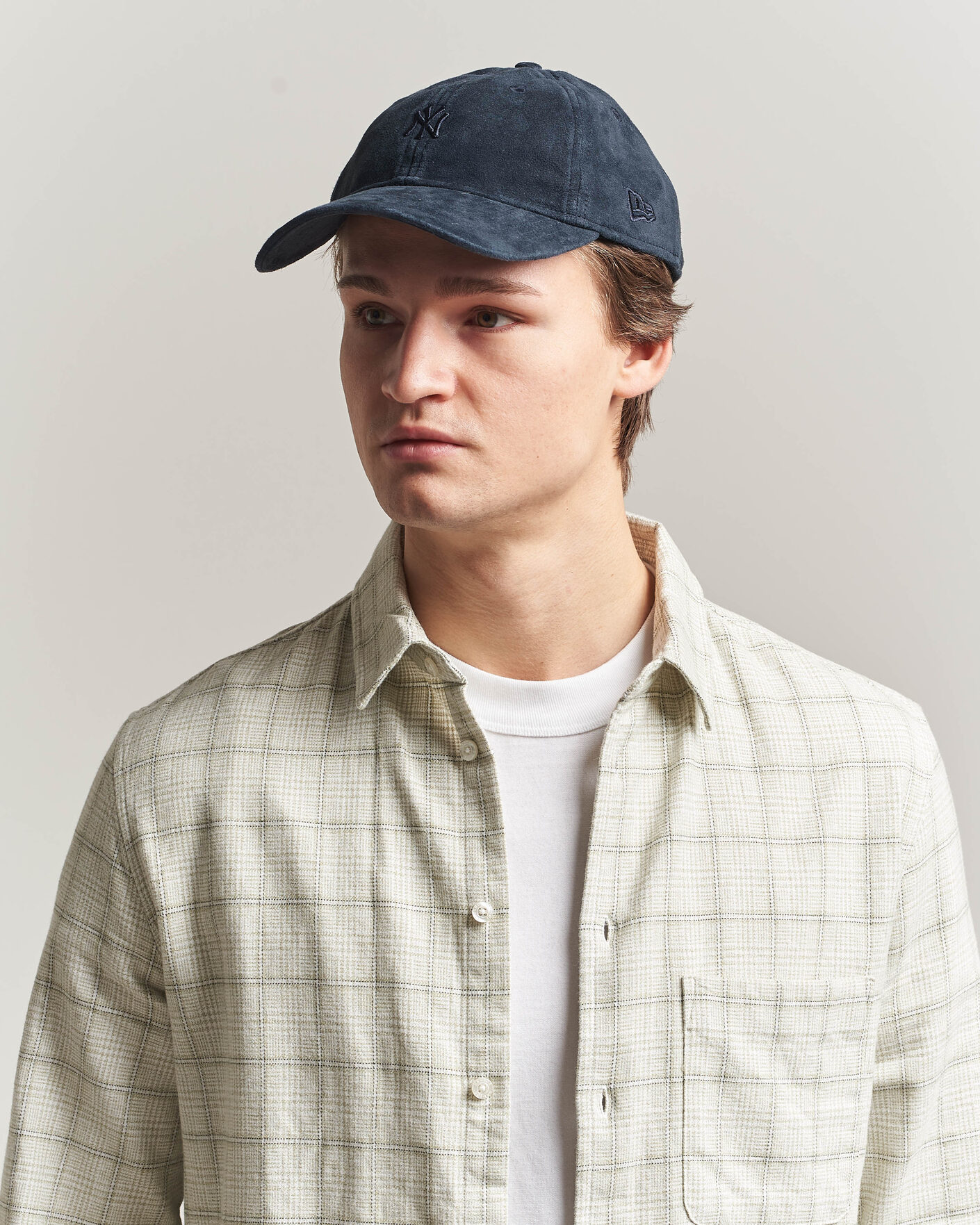 Homme | Bobs Et Casquettes | New Era | 9Twenty Suede New York Yankees Cap Black