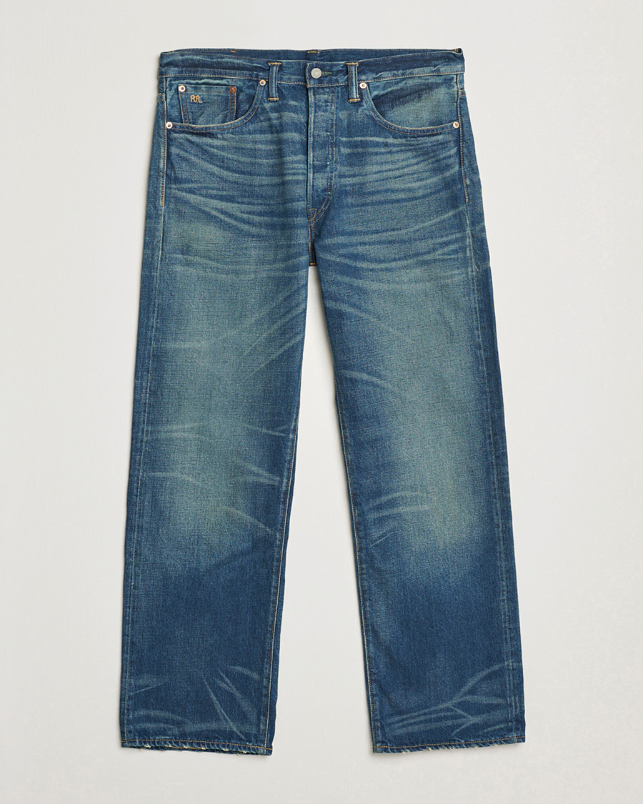Heren | Jeans | RRL | Vintage Fit 5-Pocket Denim Grandfalls Wash