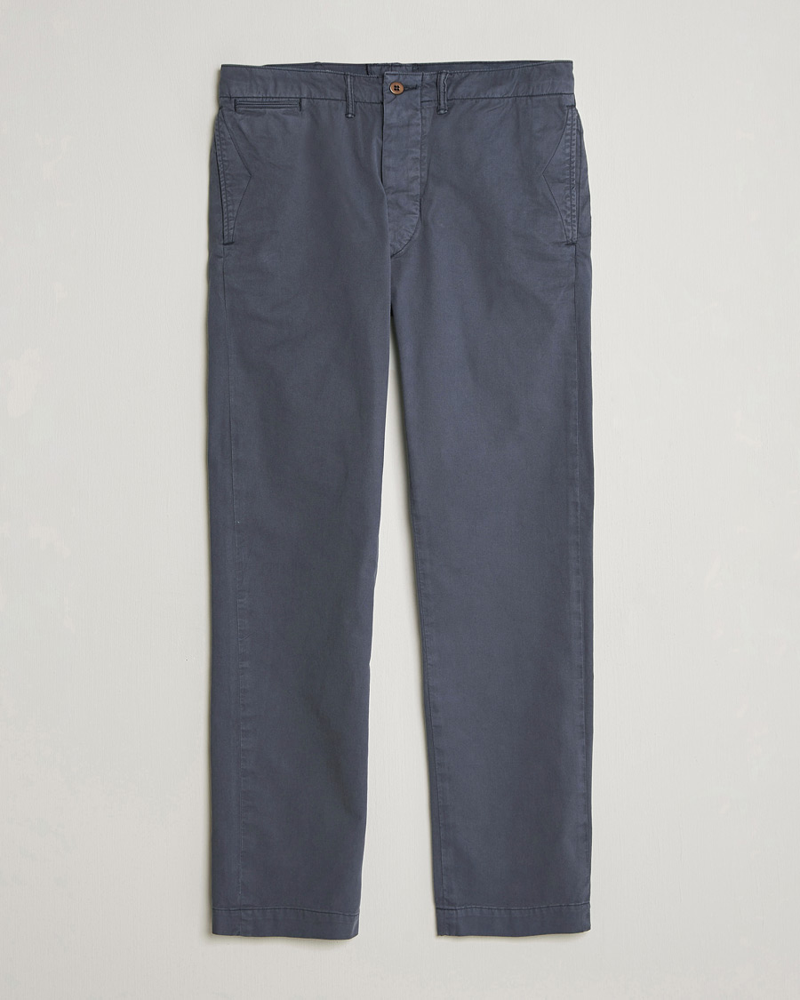 Homme | Pantalons | RRL | Officers Flat Pants Navy