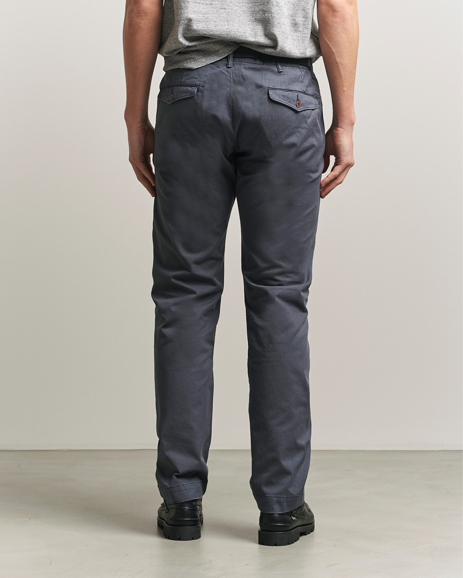 Heren | Broeken | RRL | Officers Flat Pants Navy