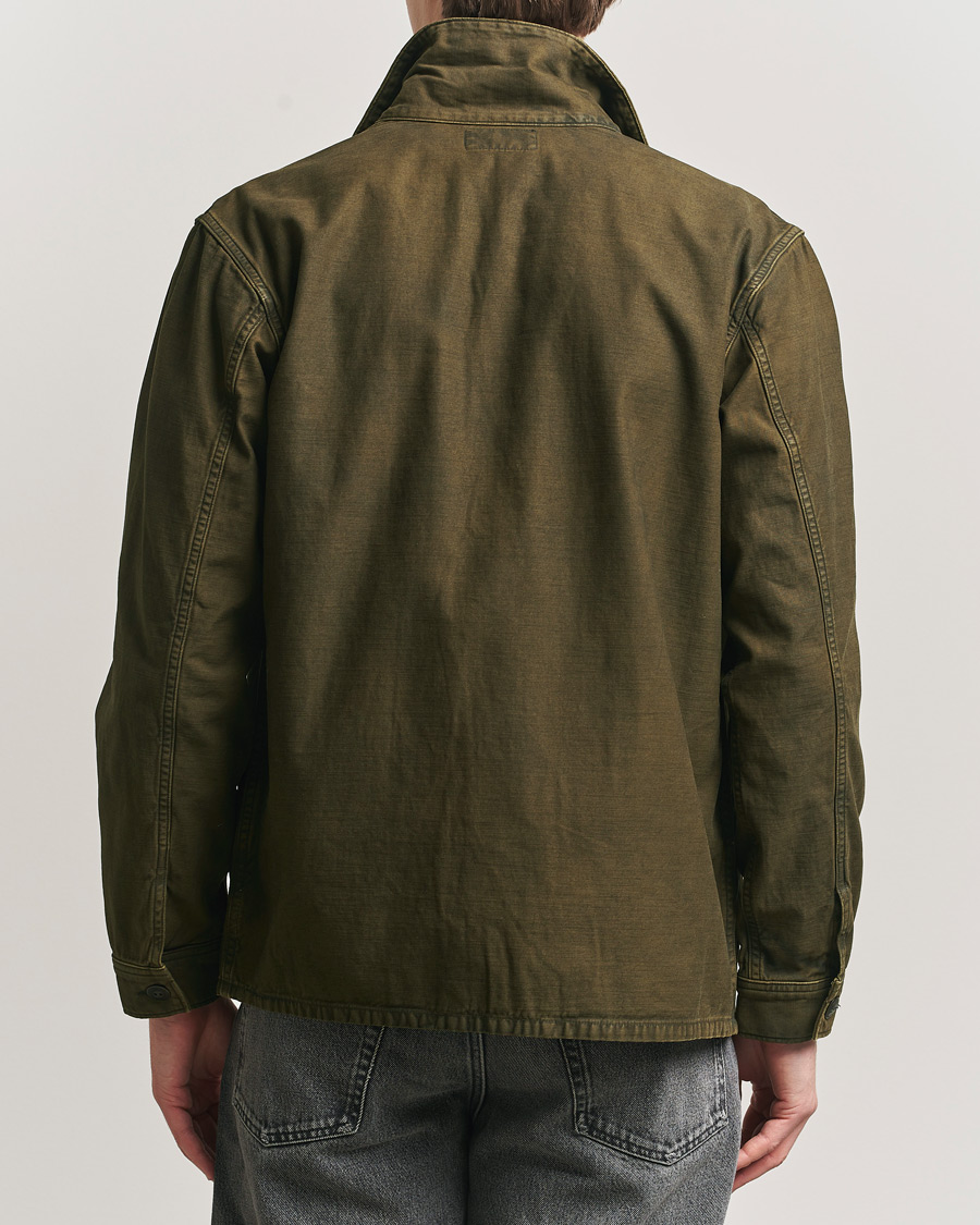 Heren | Overhemden | RRL | Asher Overshirt Washed Brown