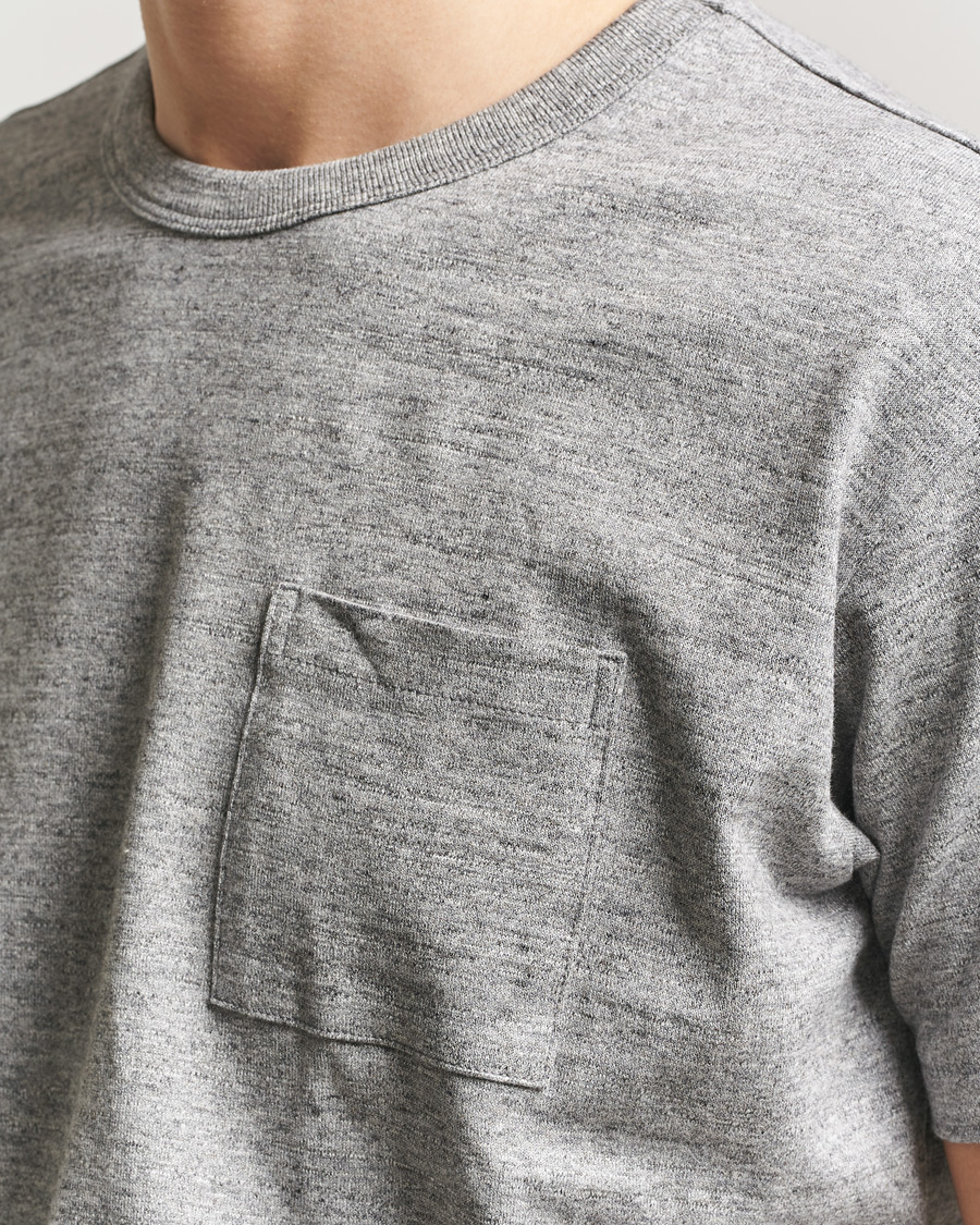 Heren | T-shirts | RRL | 2-Pack Pocket Tee Heather Grey