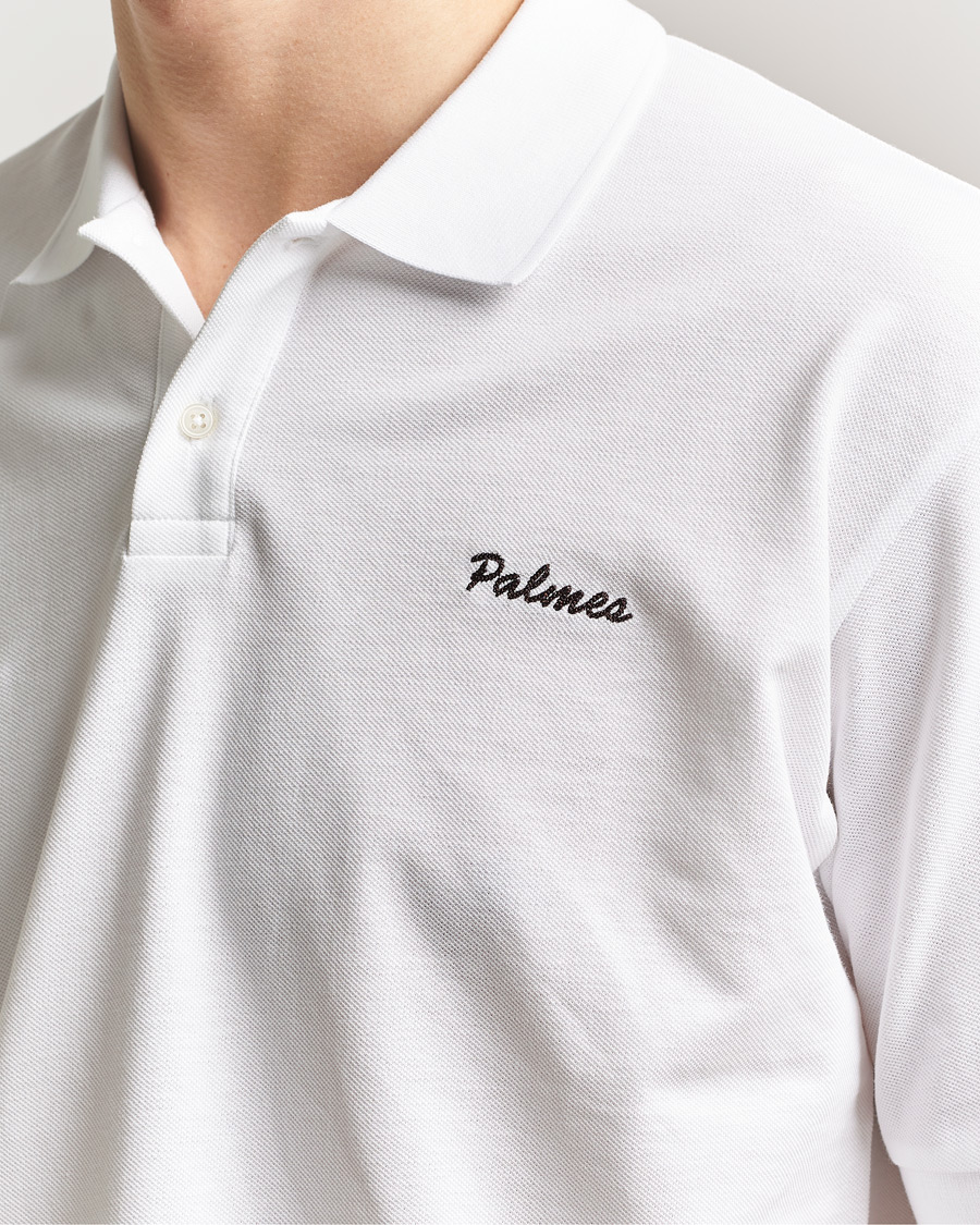 Homme | Polos | Palmes | Stitch Piquet Polo White