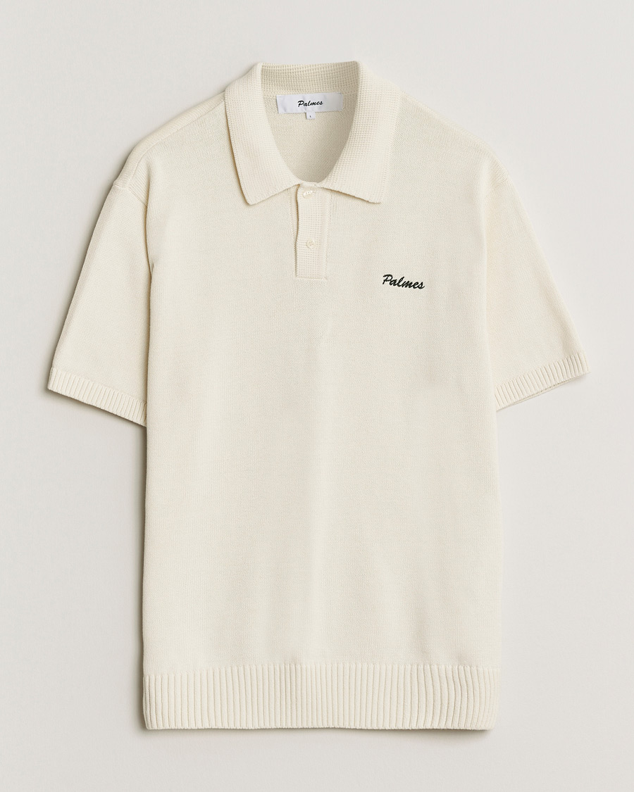 Homme | Polos | Palmes | Cotton Knit Polo Off White