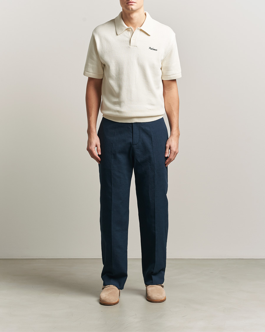 Homme | Polos | Palmes | Cotton Knit Polo Off White