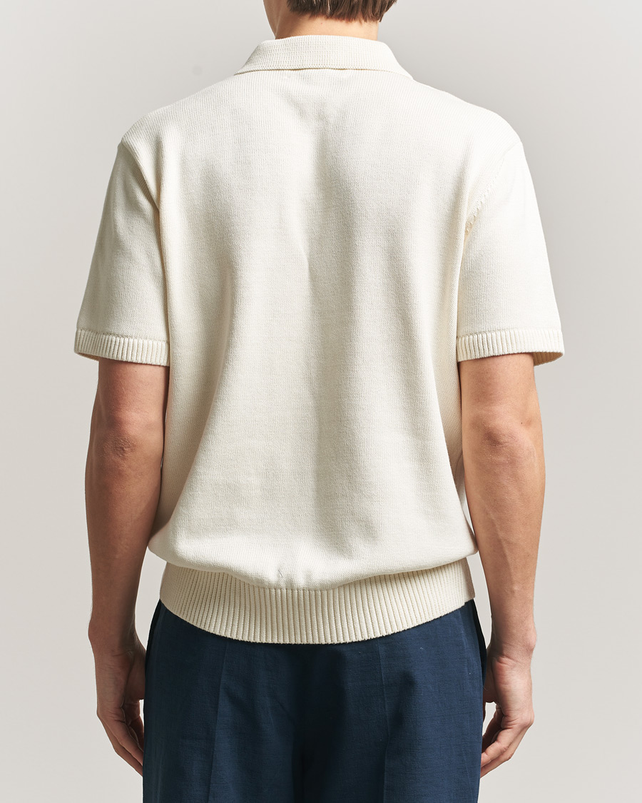 Homme | Polos | Palmes | Cotton Knit Polo Off White